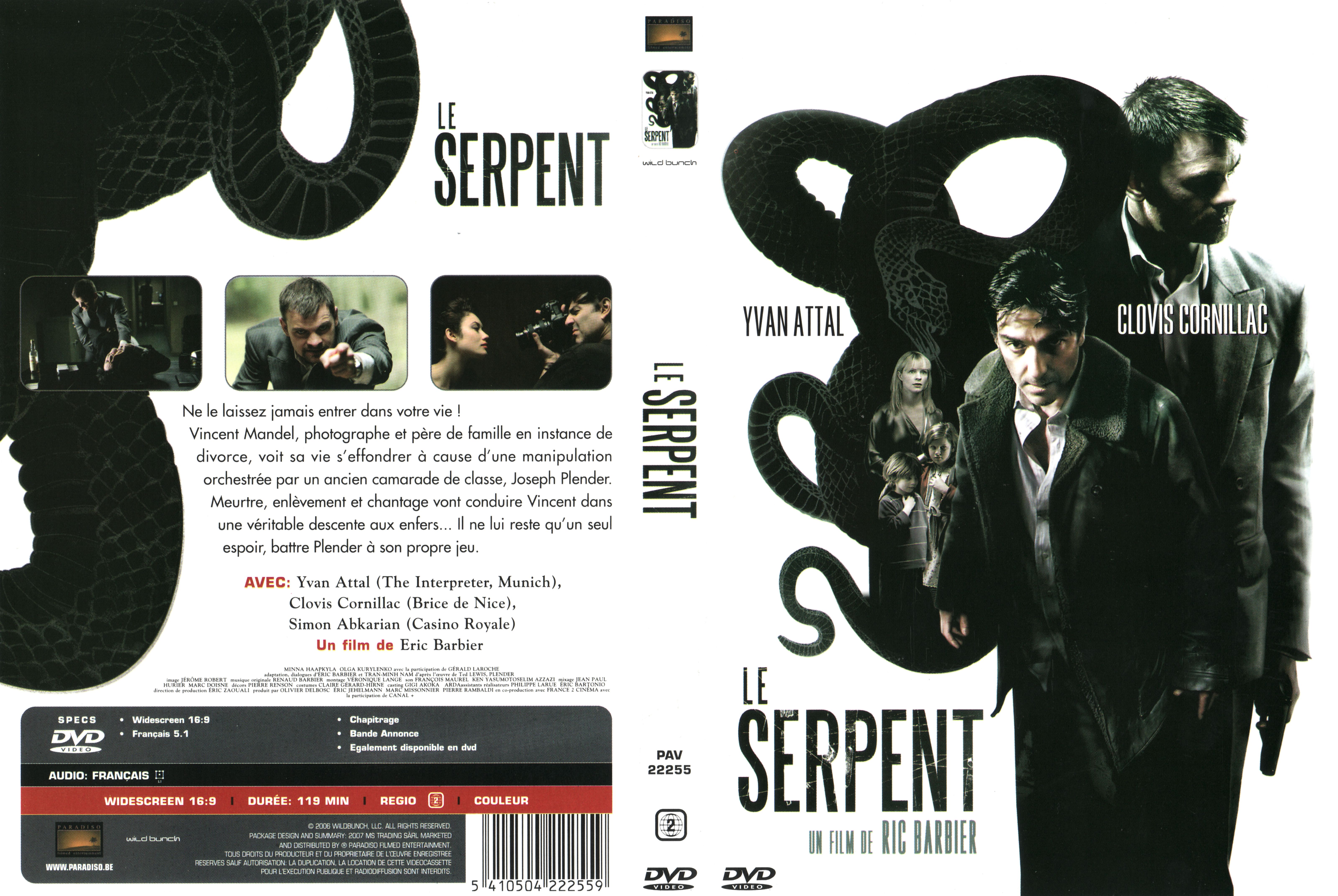 Jaquette DVD Le serpent