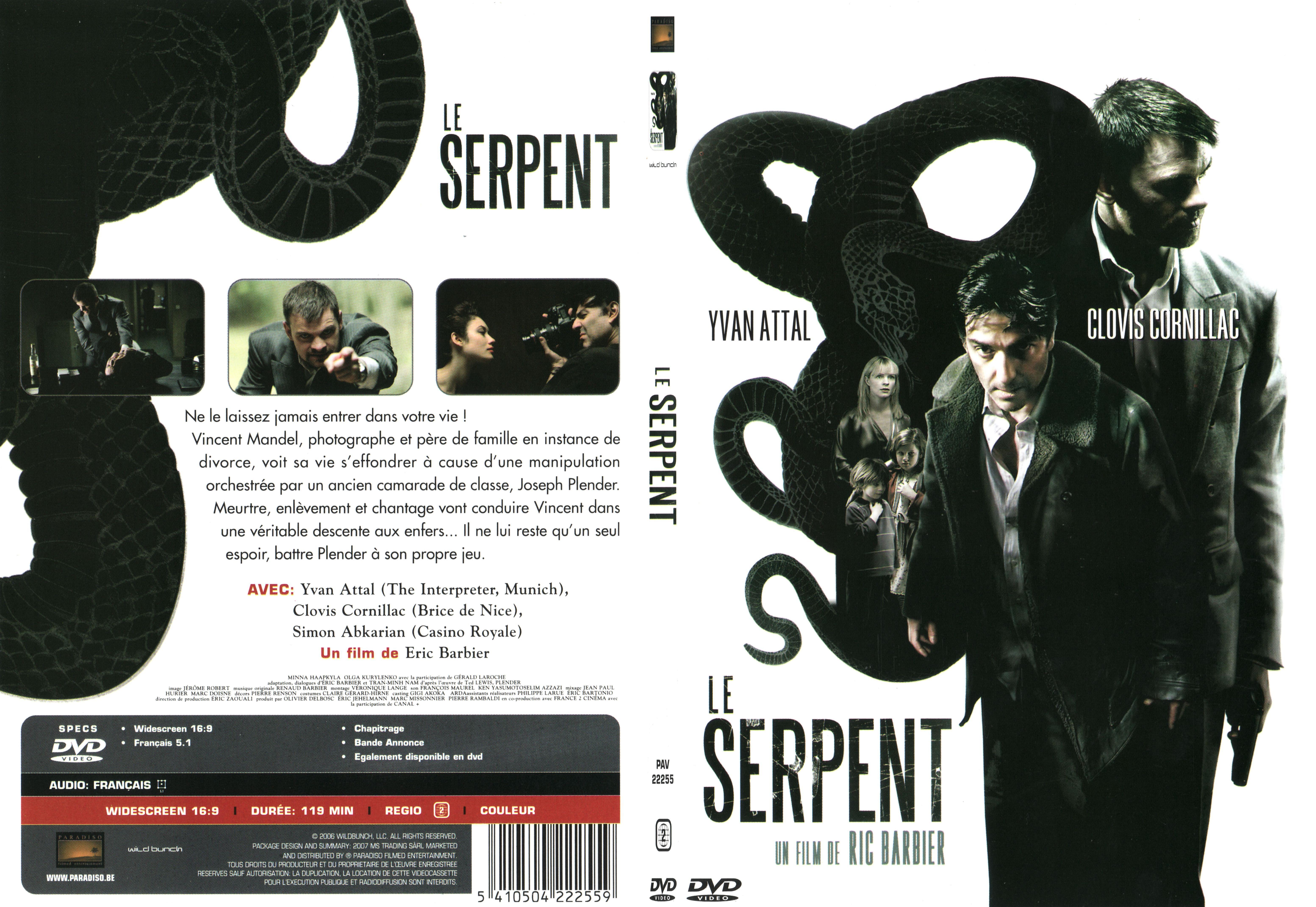 Jaquette DVD Le serpent - SLIM