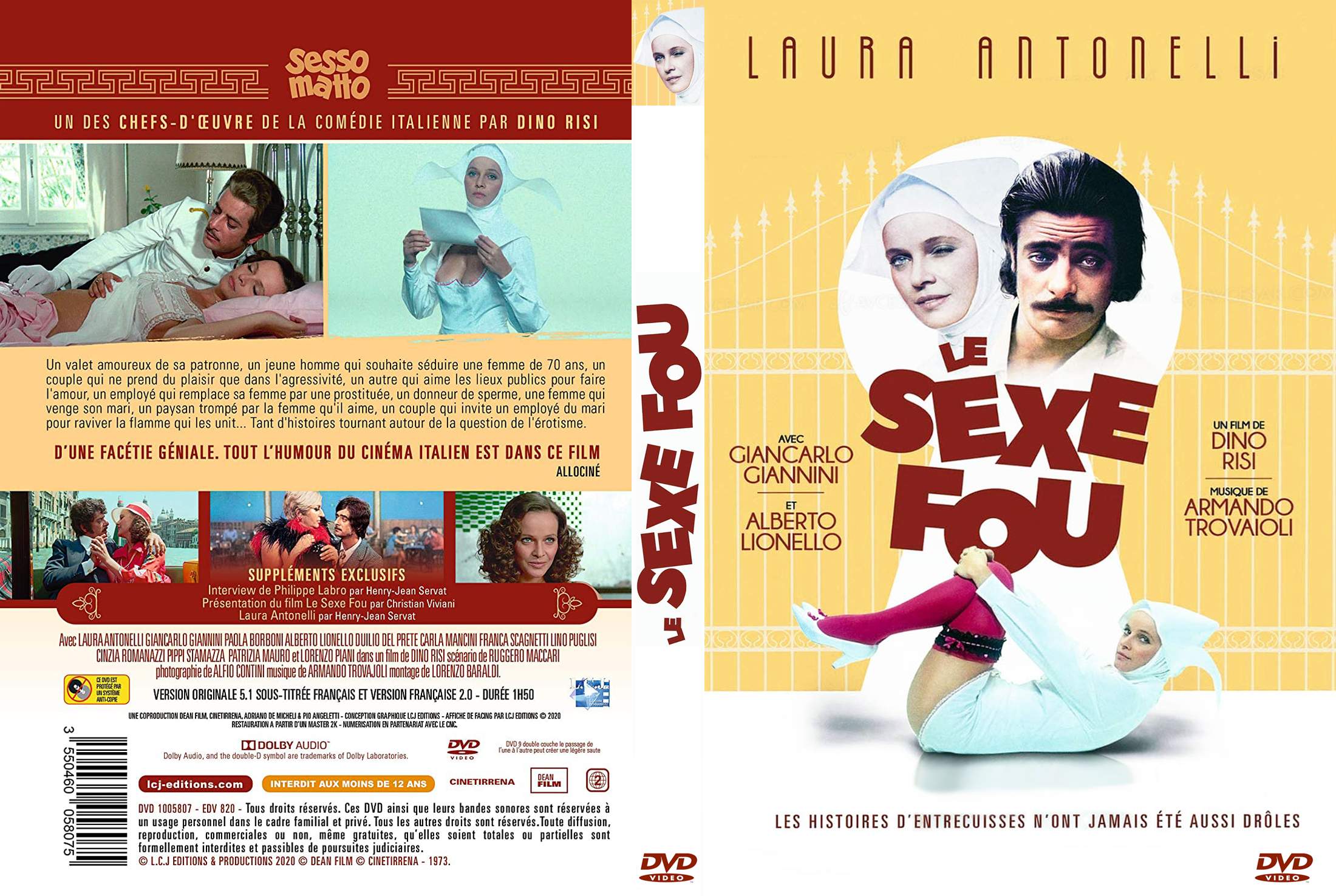 Jaquette DVD Le sexe fou