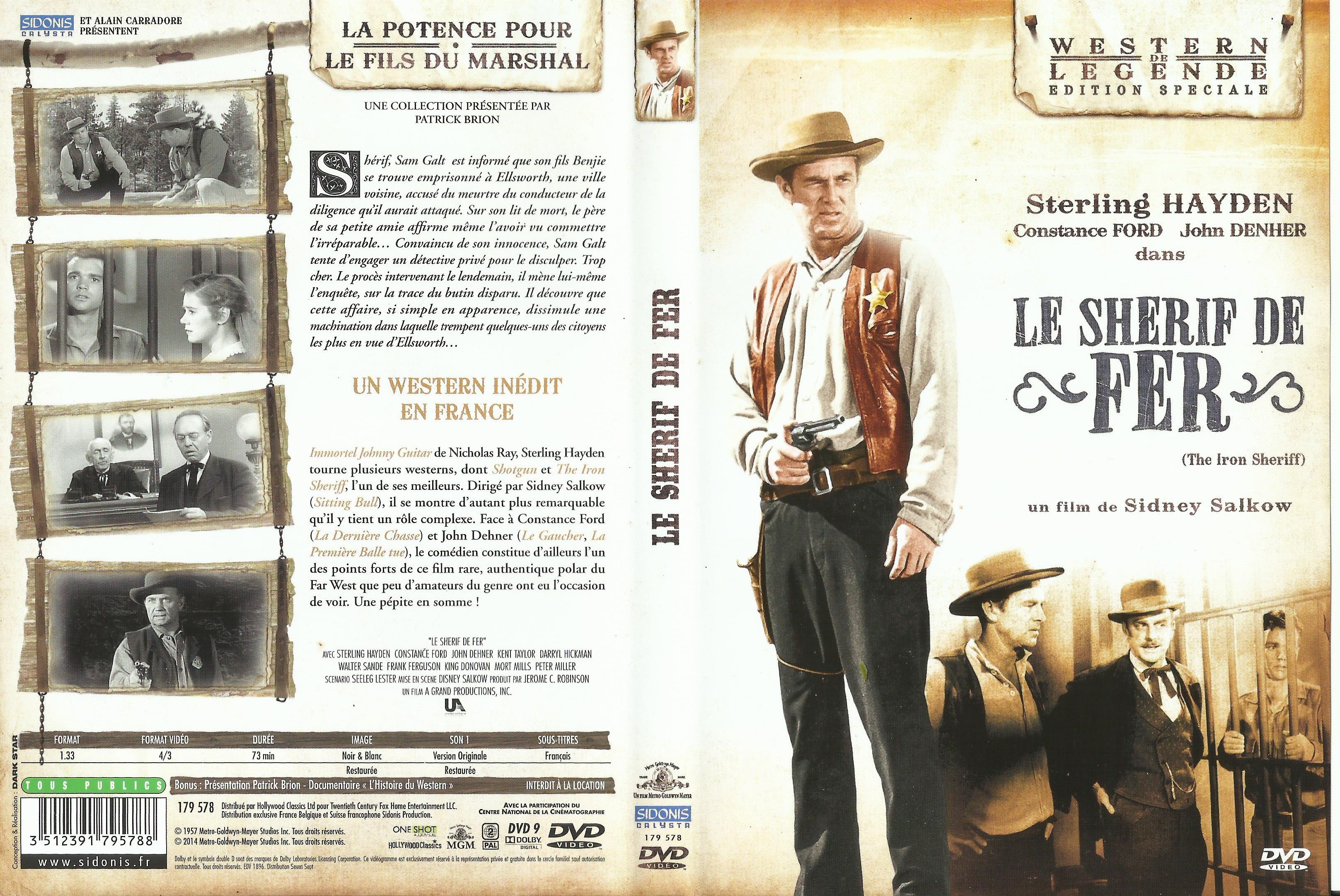 Jaquette DVD Le sherif de fer