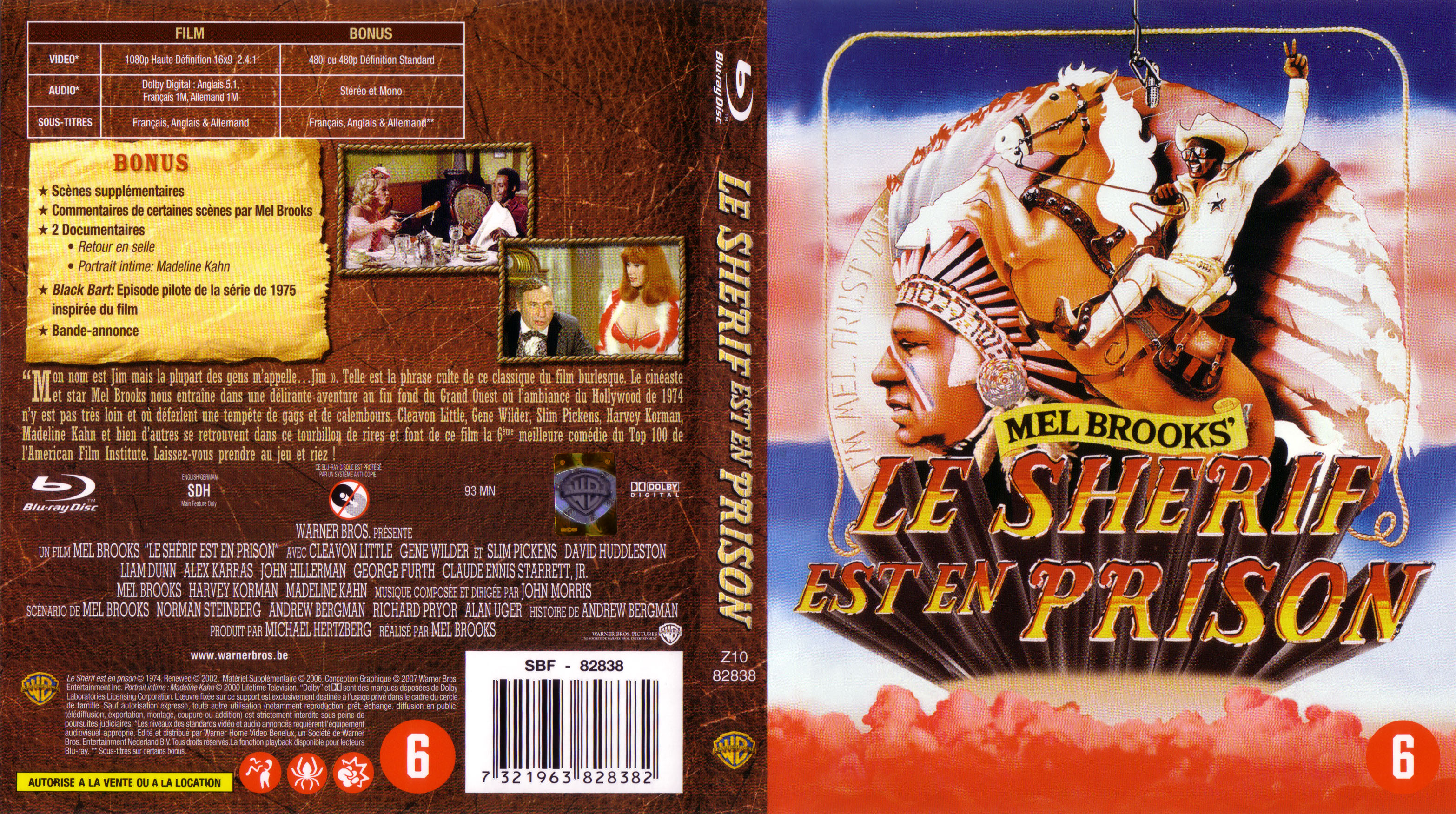 Jaquette DVD Le shrif est en prison (BLU-RAY)