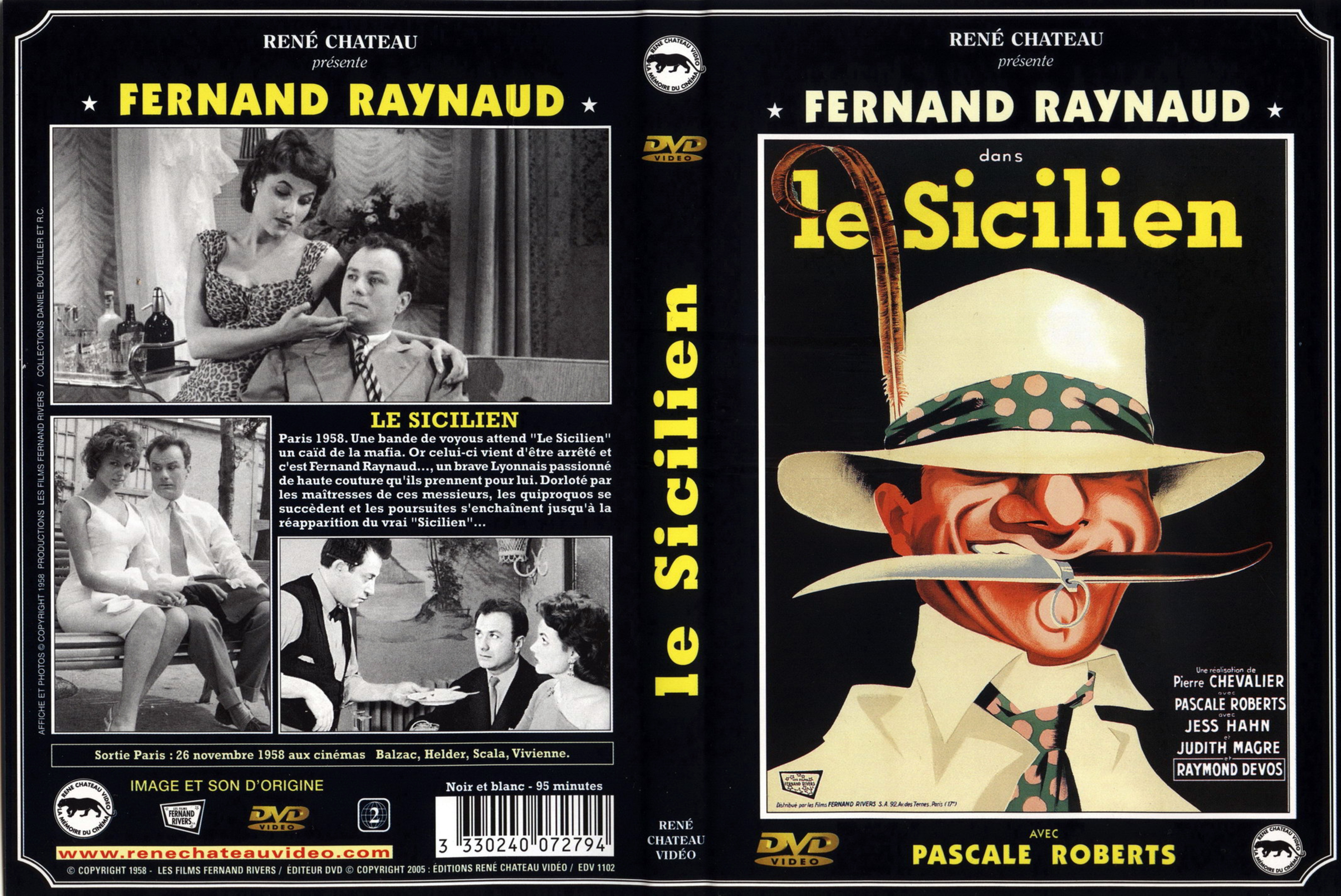 Jaquette DVD Le sicilien (1958)