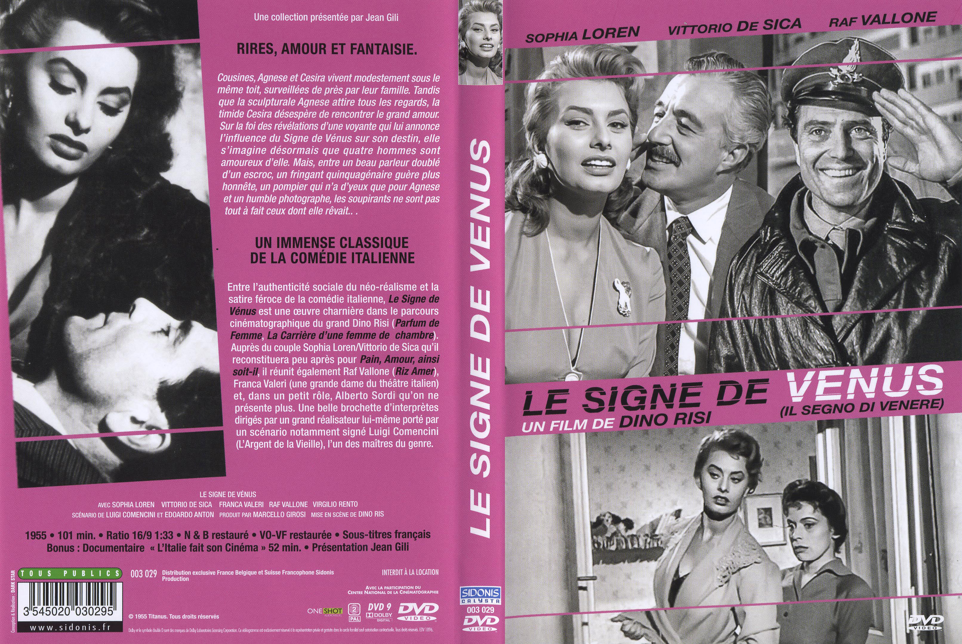 Jaquette DVD Le signe de Venus