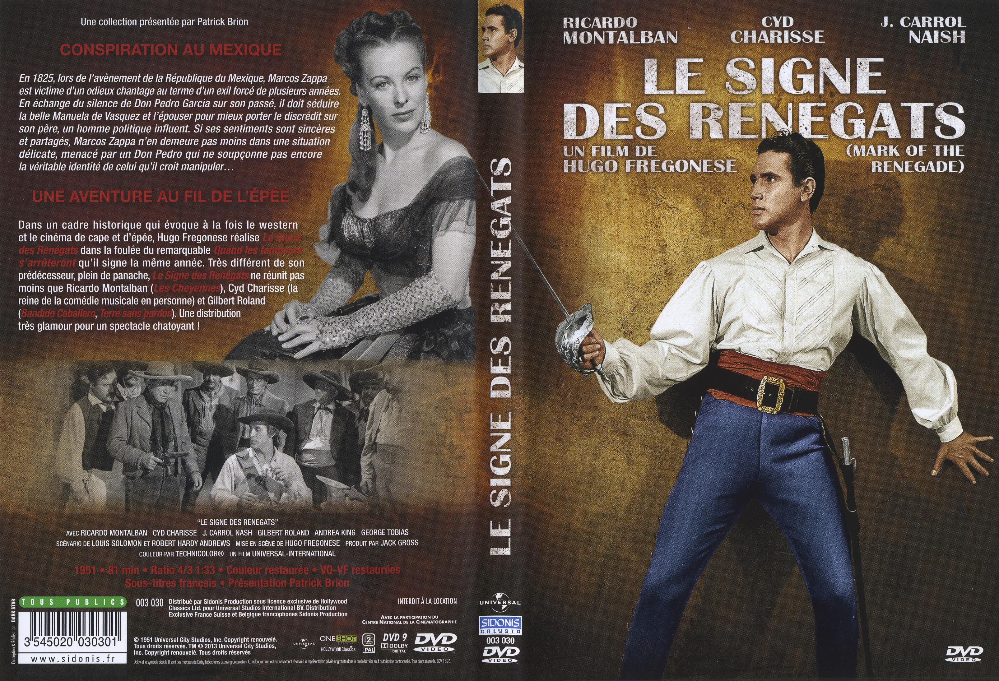 Jaquette DVD Le signe des rengats v2