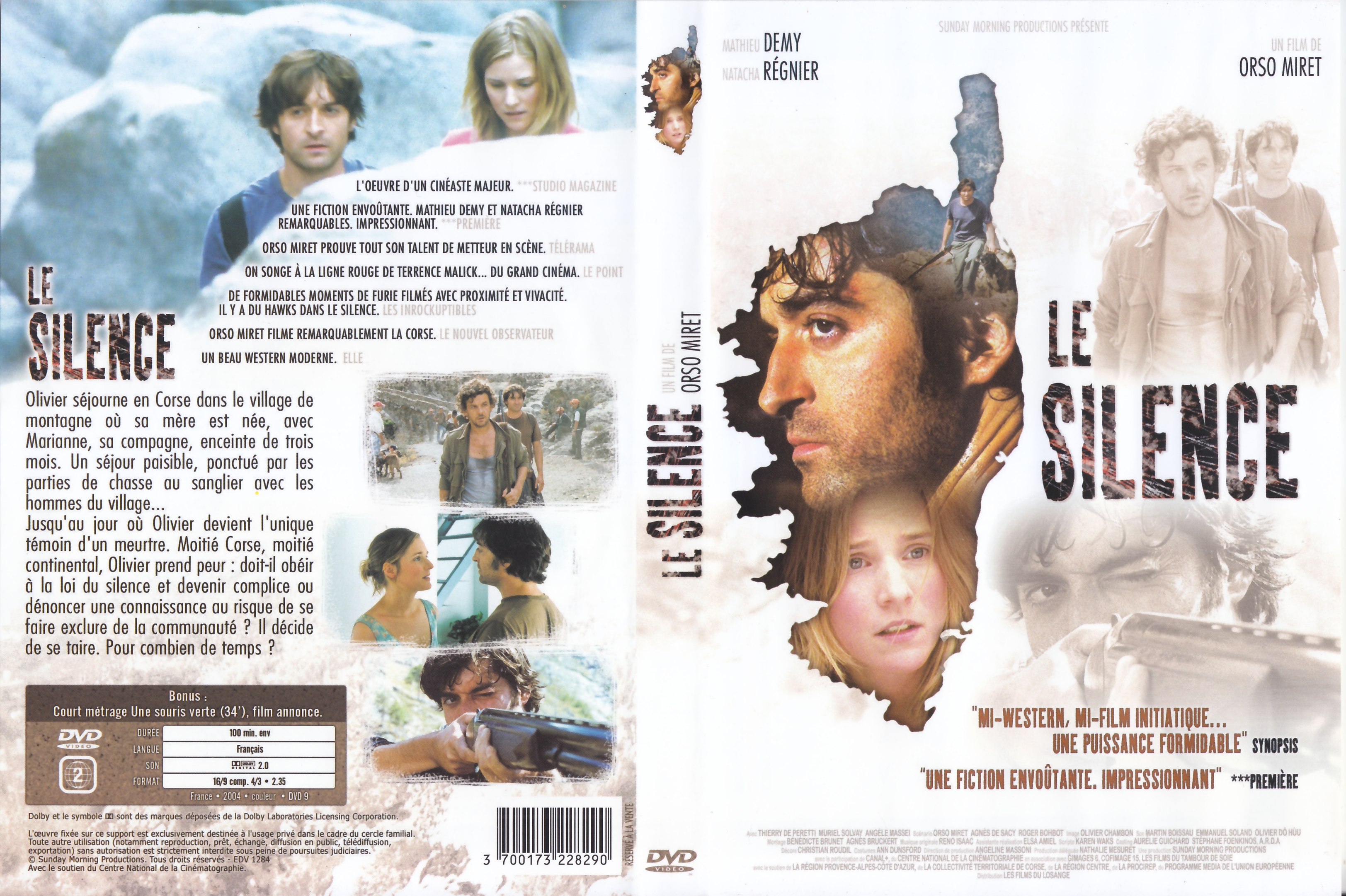 Jaquette DVD Le silence