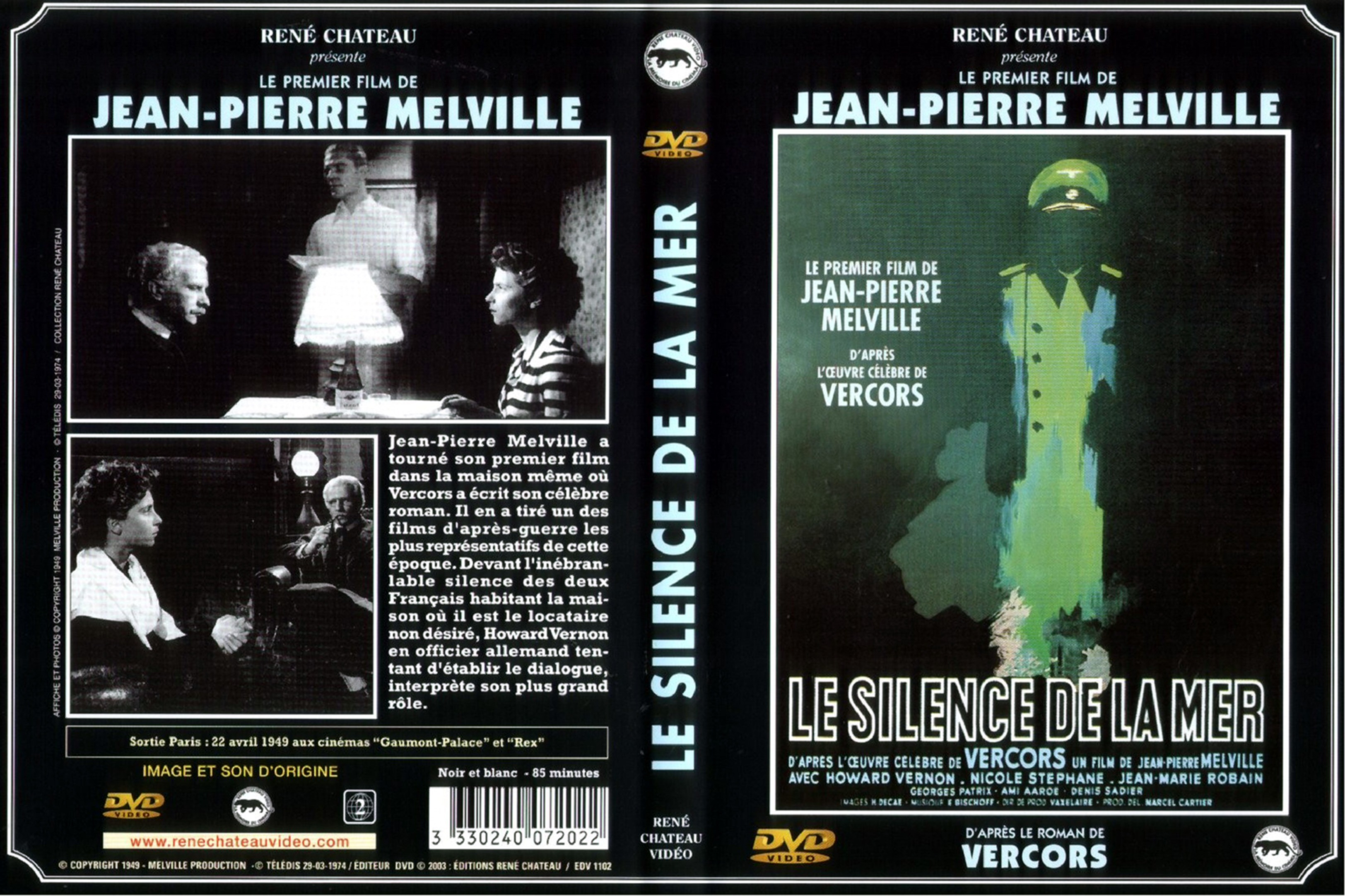 Jaquette DVD Le silence de la mer