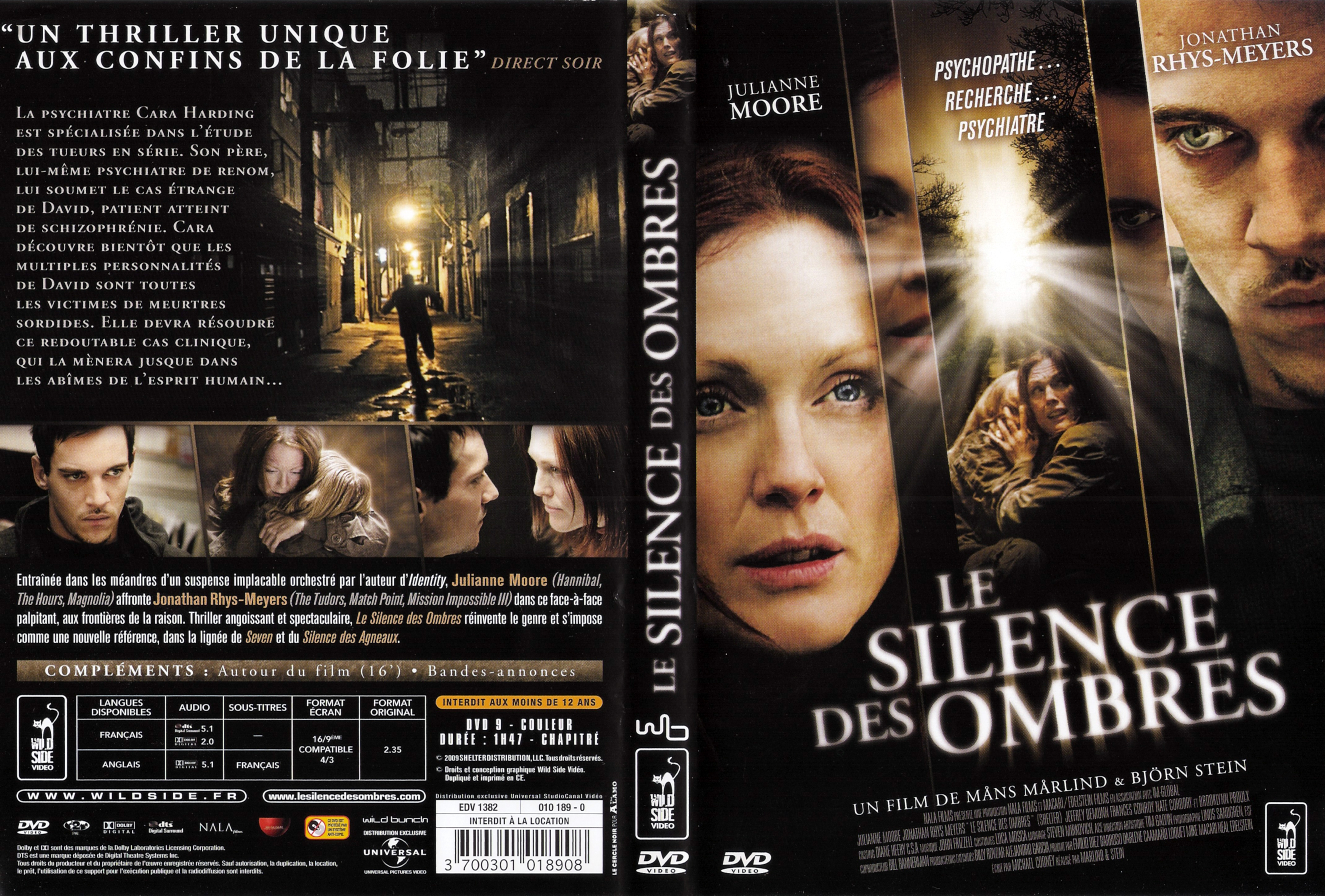 Jaquette DVD Le silence des Ombres