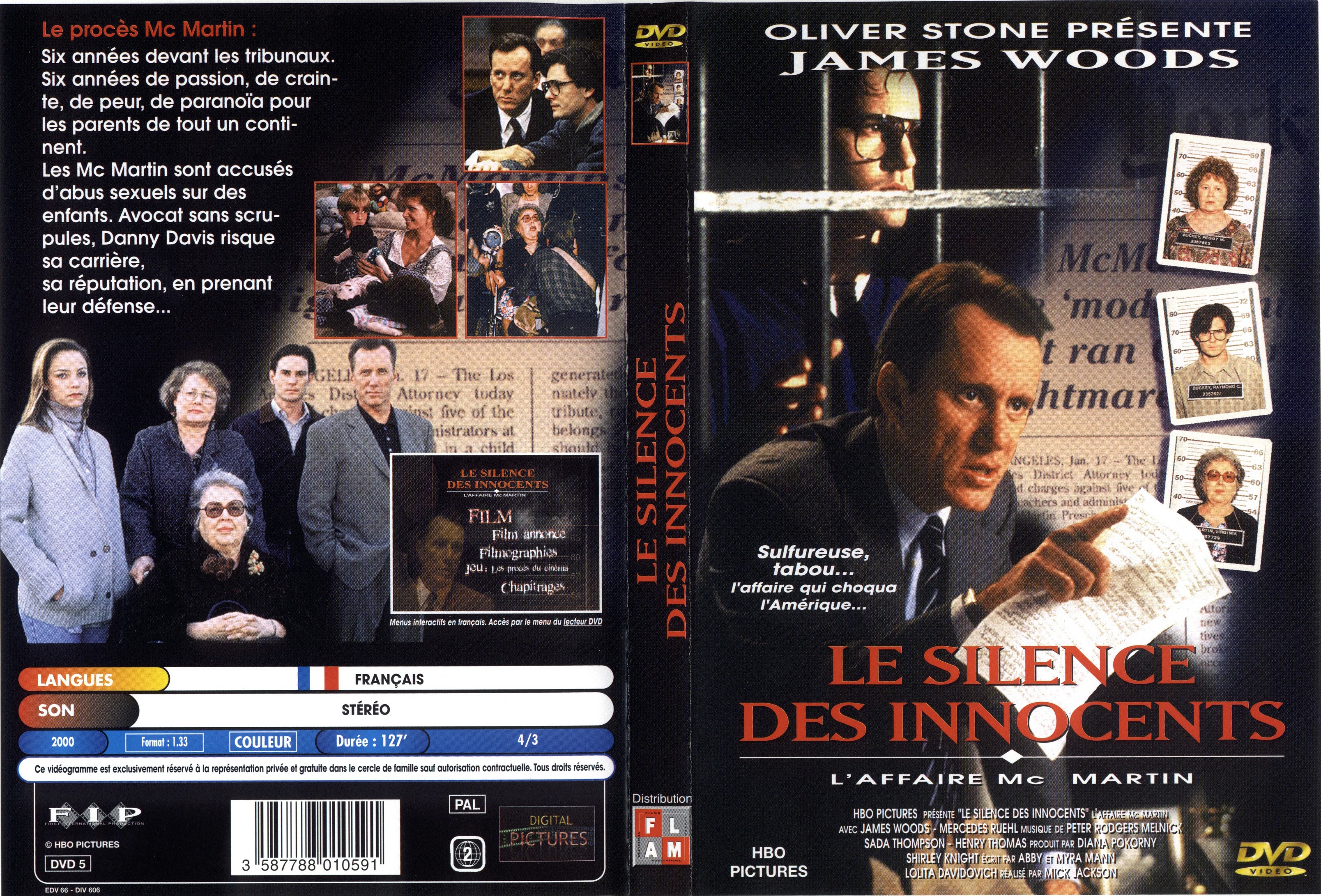 Jaquette DVD Le silence des innocents