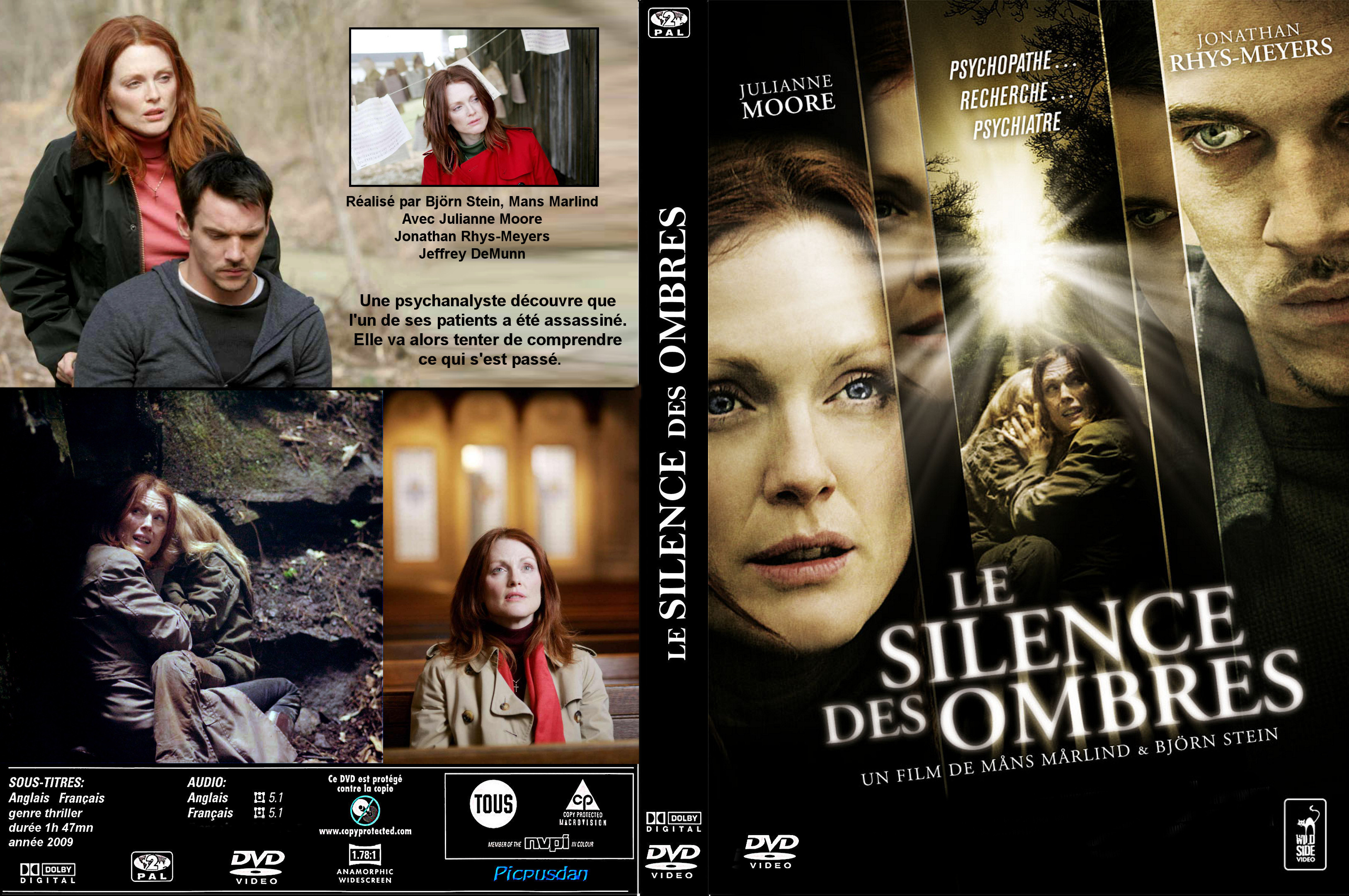 Jaquette DVD Le silence des ombres custom