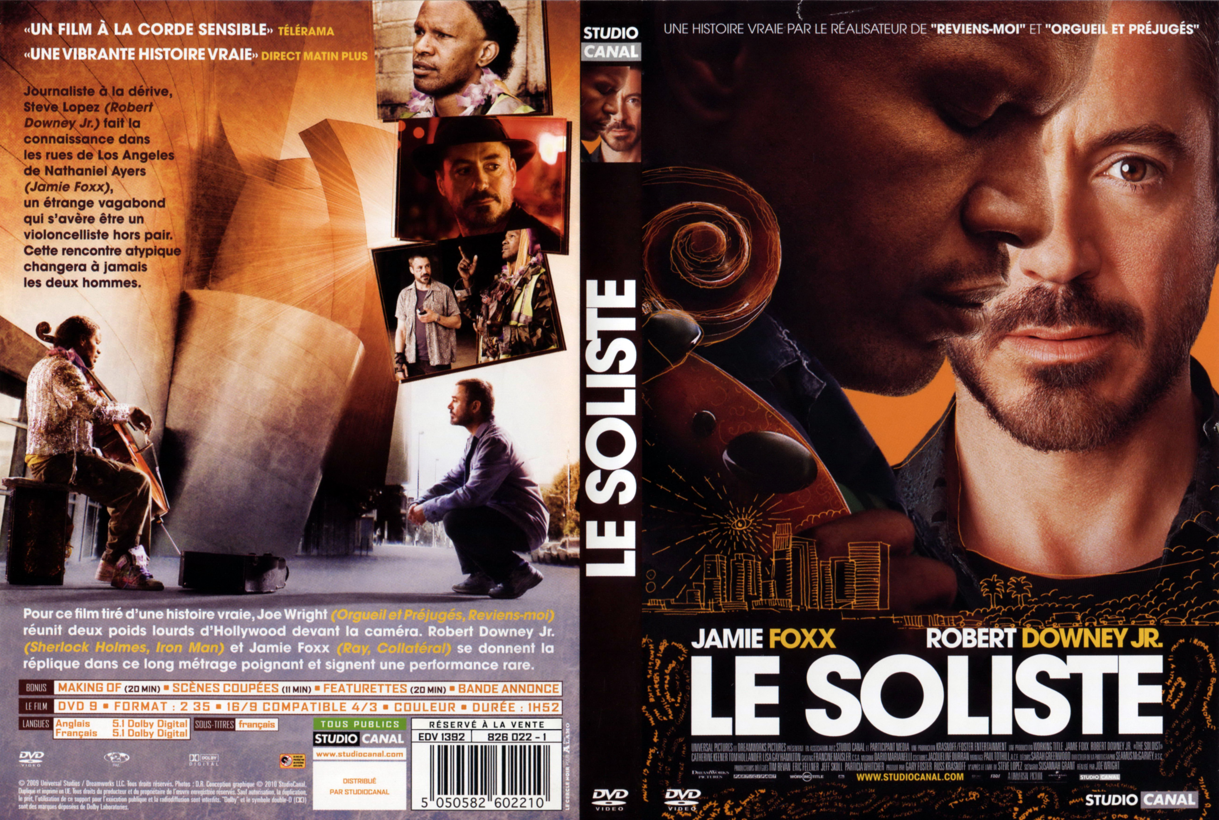Jaquette DVD Le soliste