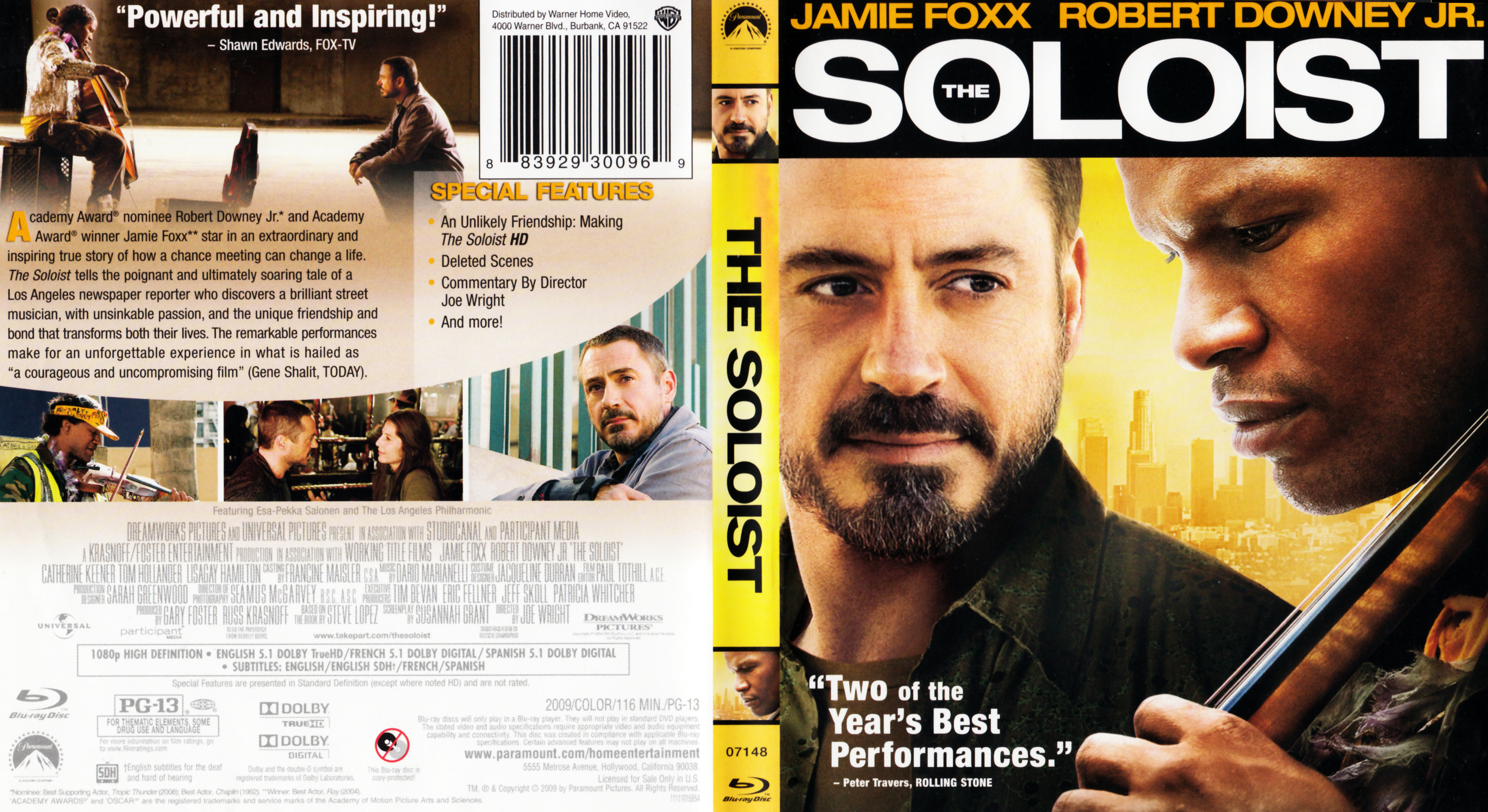 The Soloist Blu-ray