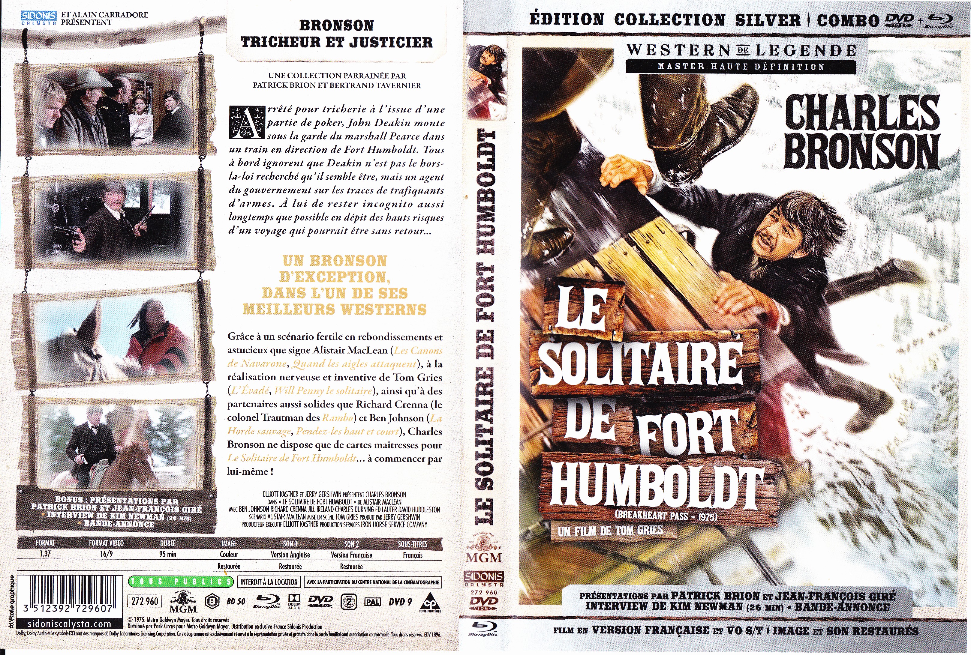 Jaquette DVD Le solitaire de Fort Humboldt (BLU-RAY)