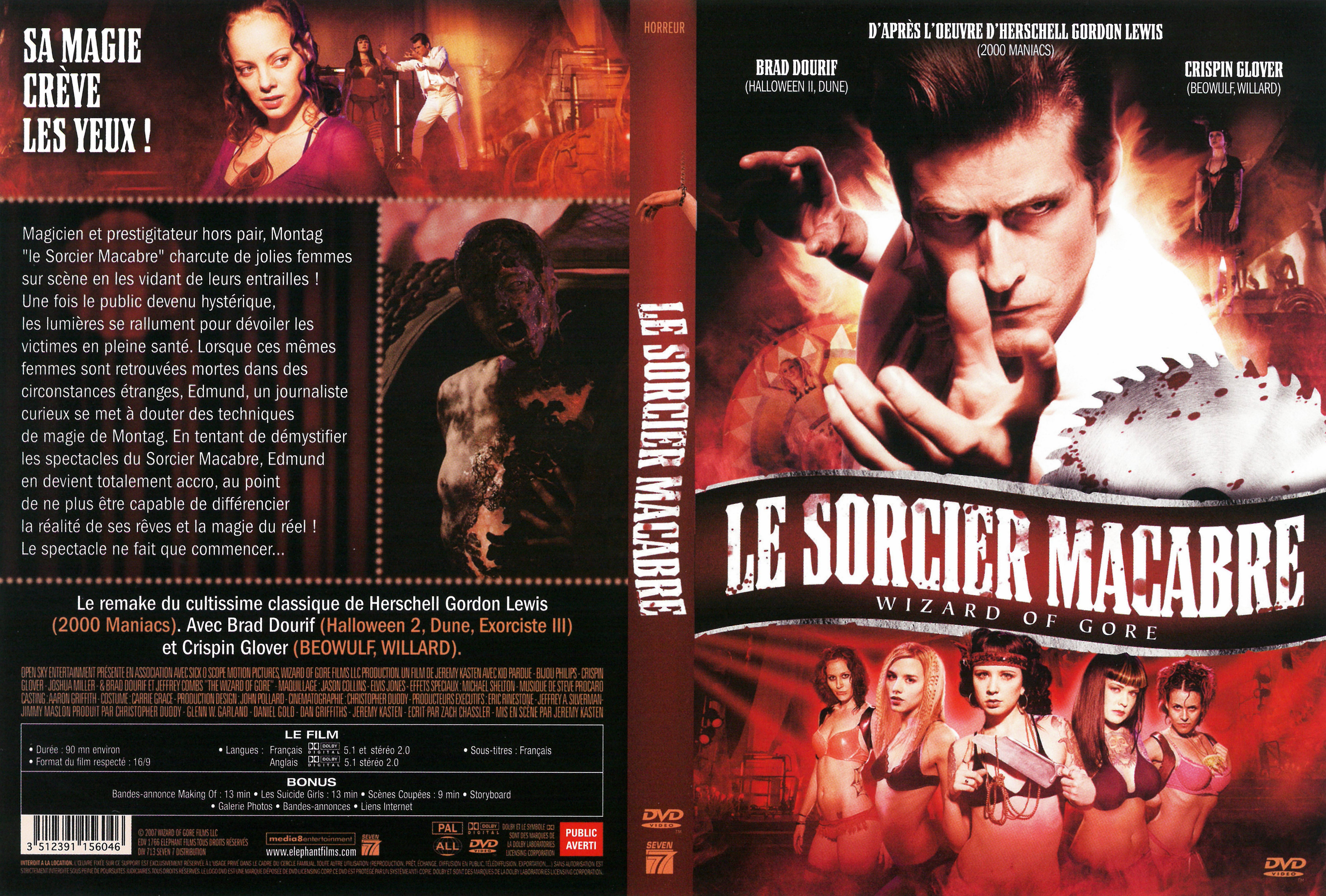 Jaquette DVD Le sorcier macabre