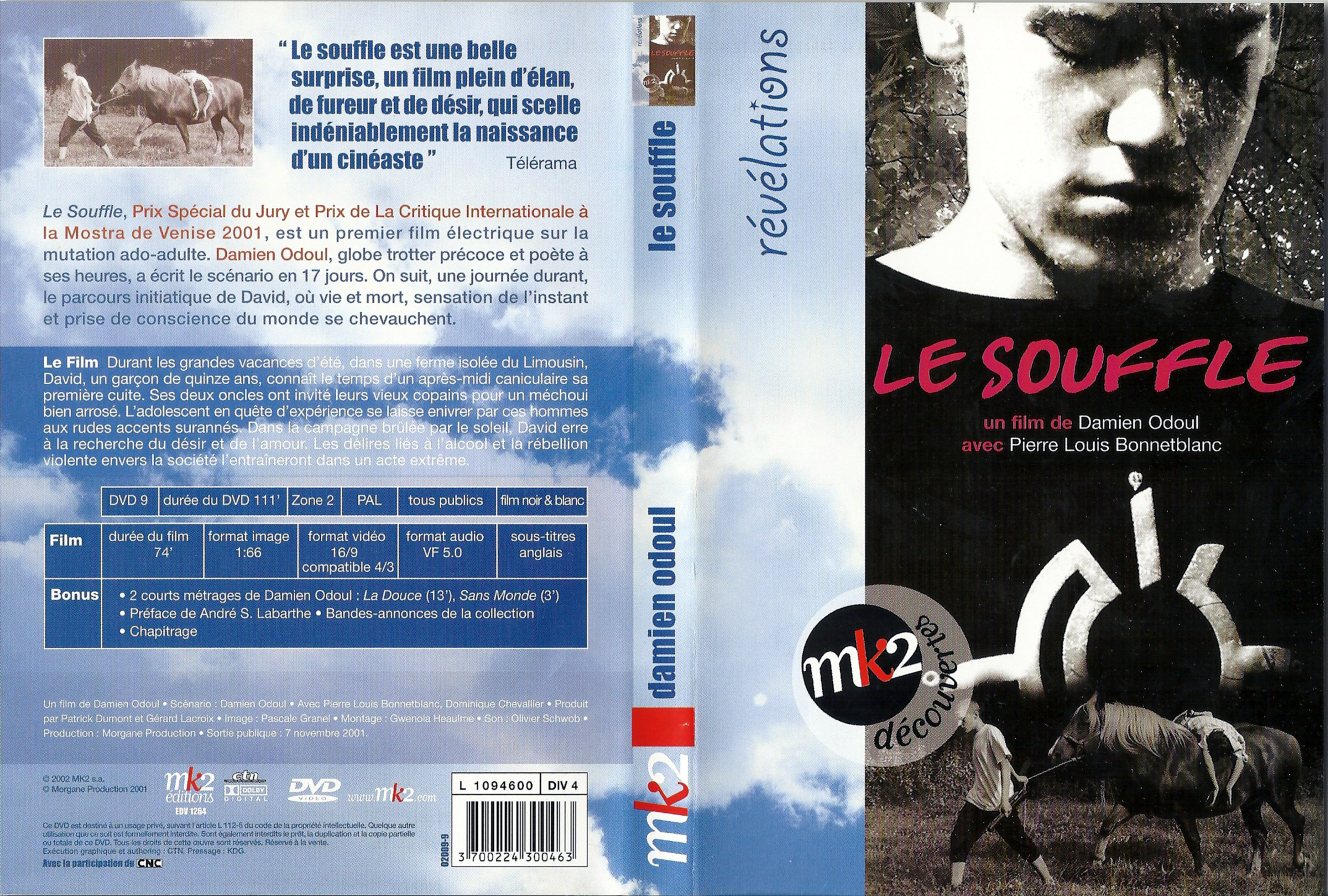Jaquette DVD Le souffle