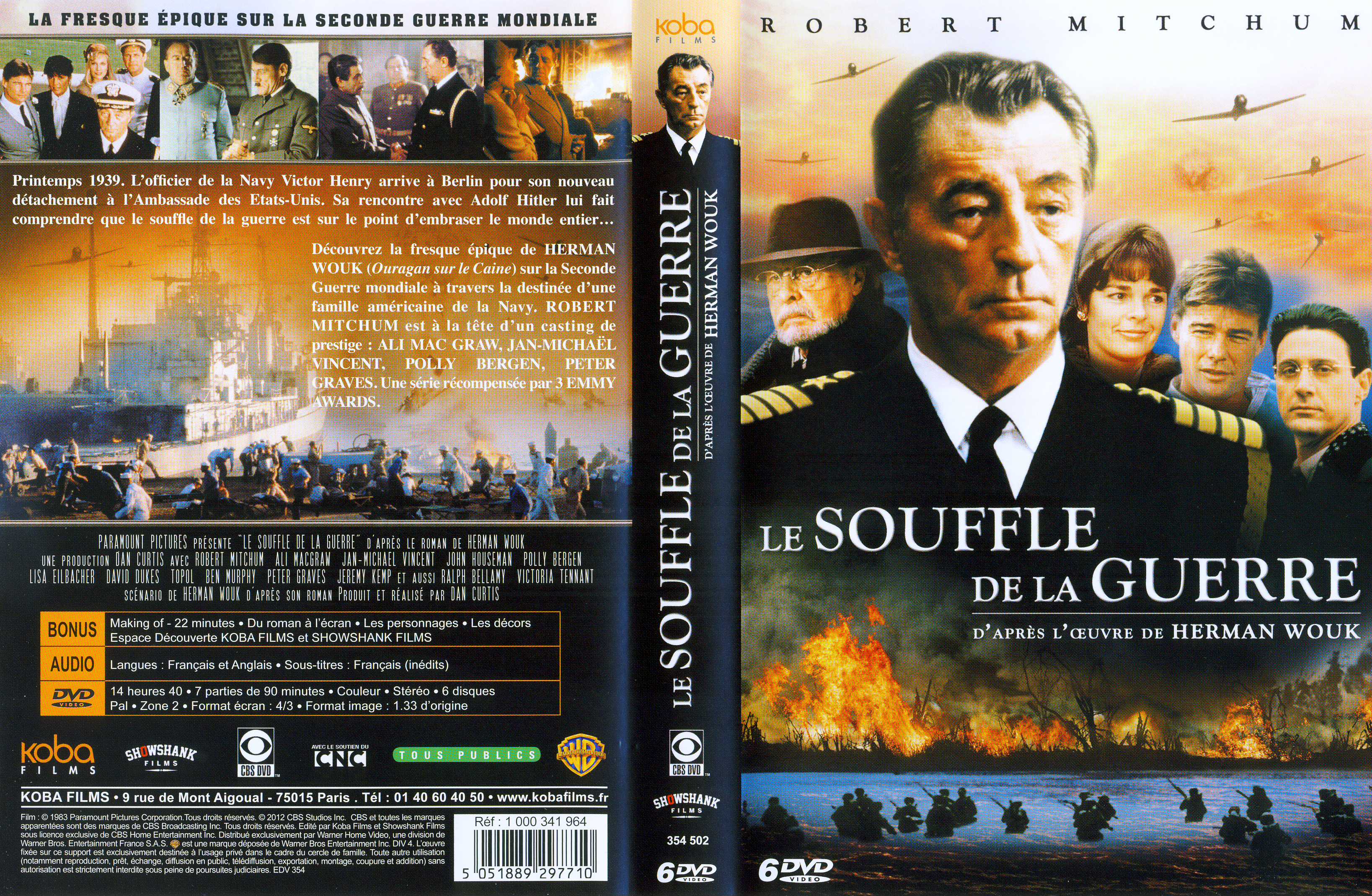 Jaquette DVD Le souffle de la guerre