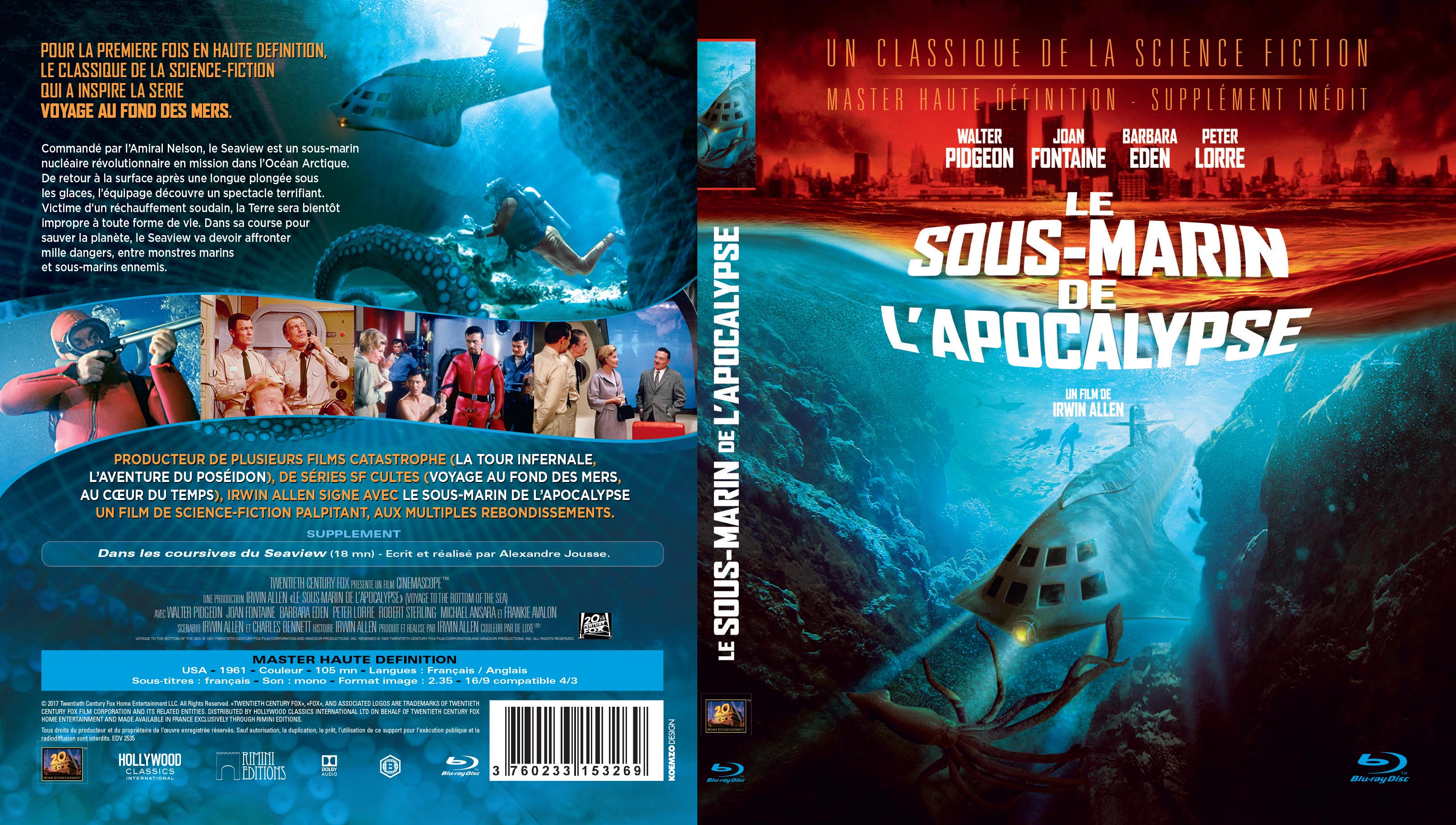 Jaquette DVD Le sous-marin de l