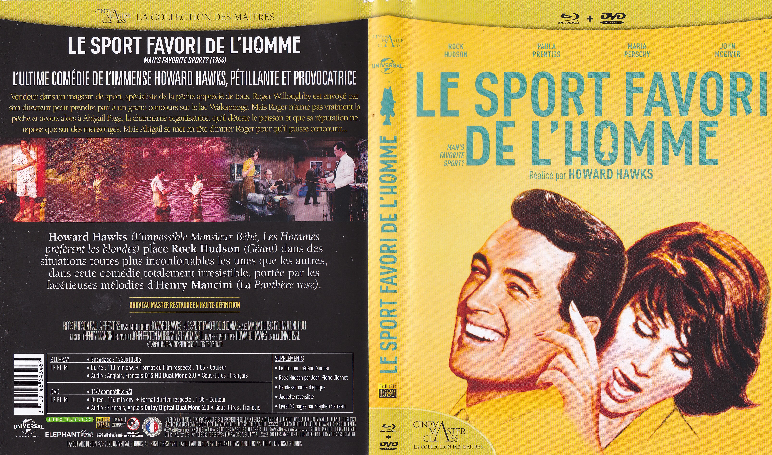 Jaquette DVD Le sport favori de l