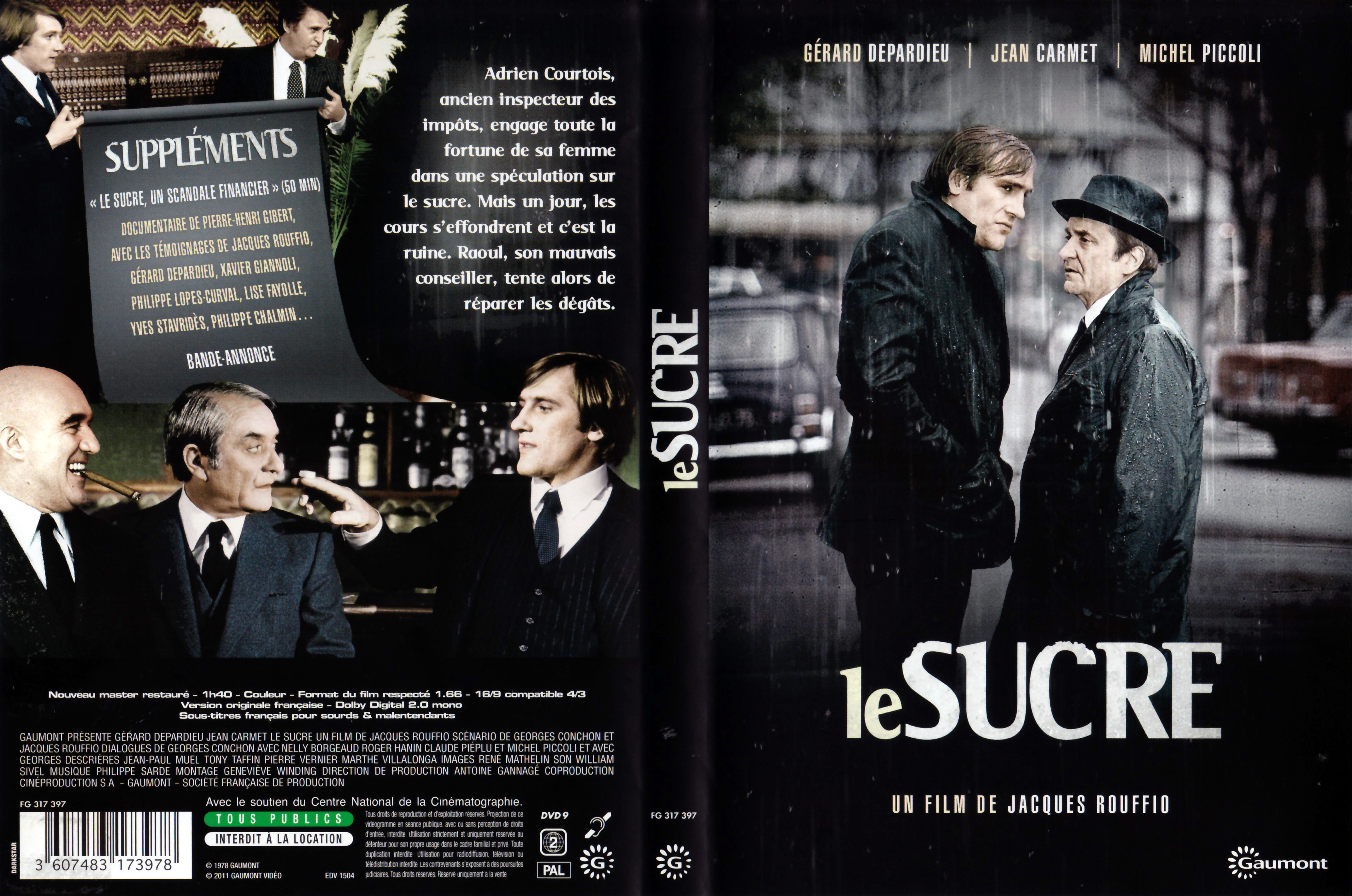 Jaquette DVD Le sucre