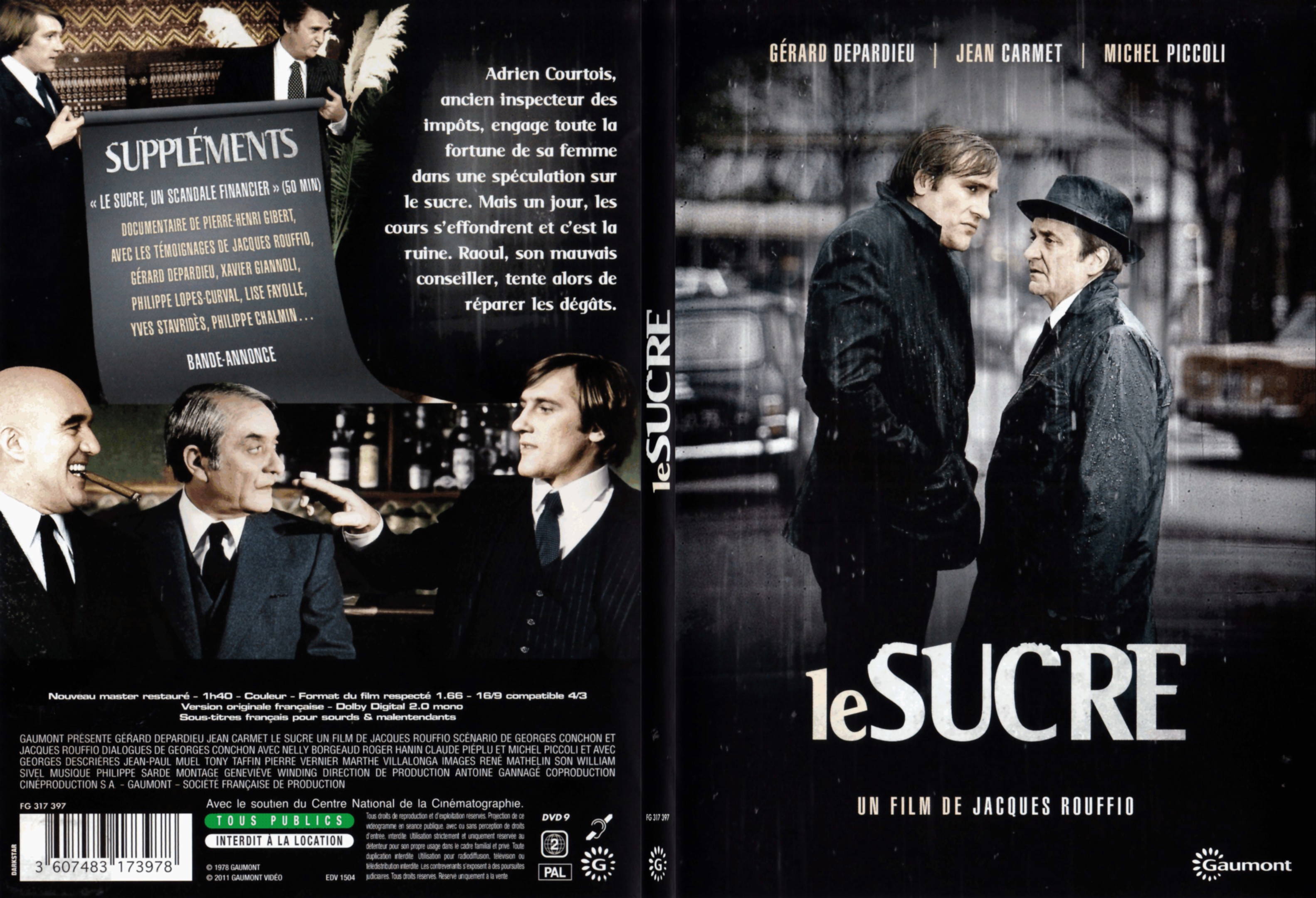 Jaquette DVD Le sucre - SLIM