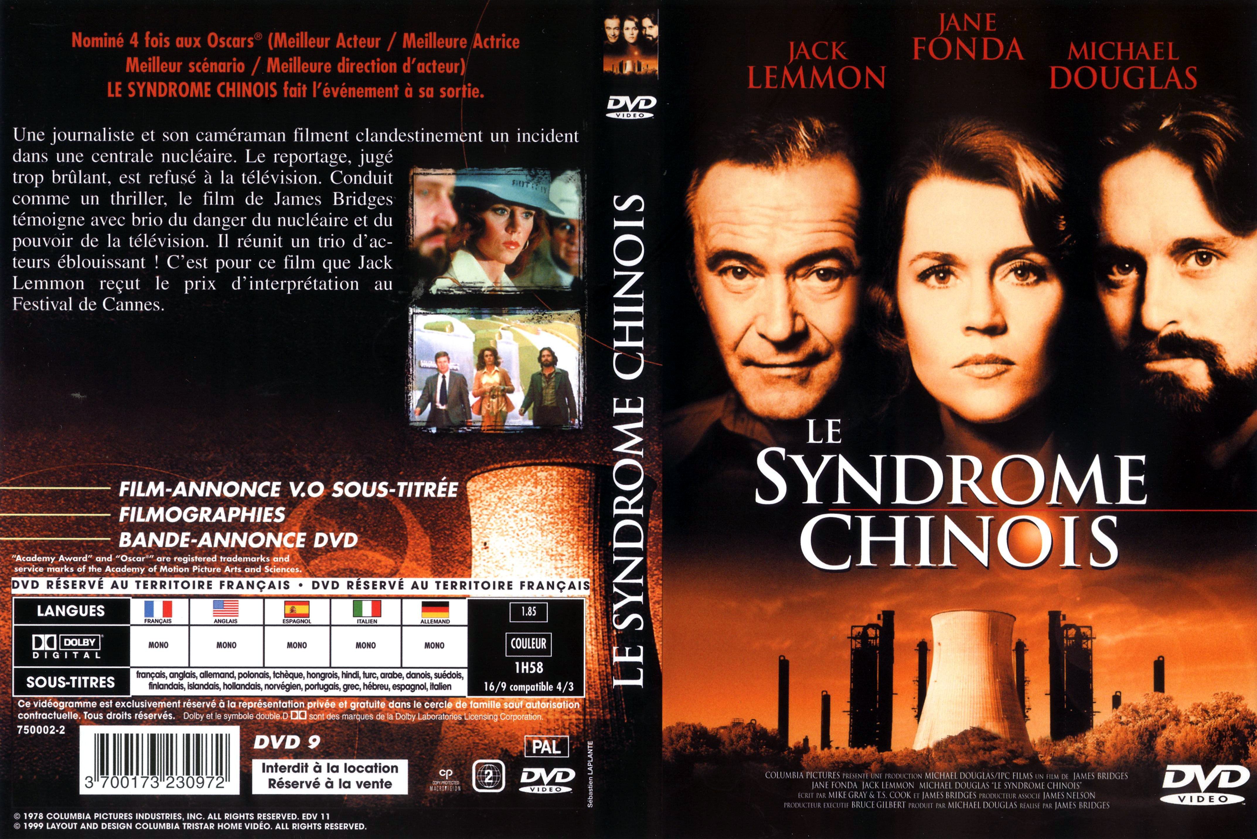 Jaquette DVD Le syndrome chinois v2