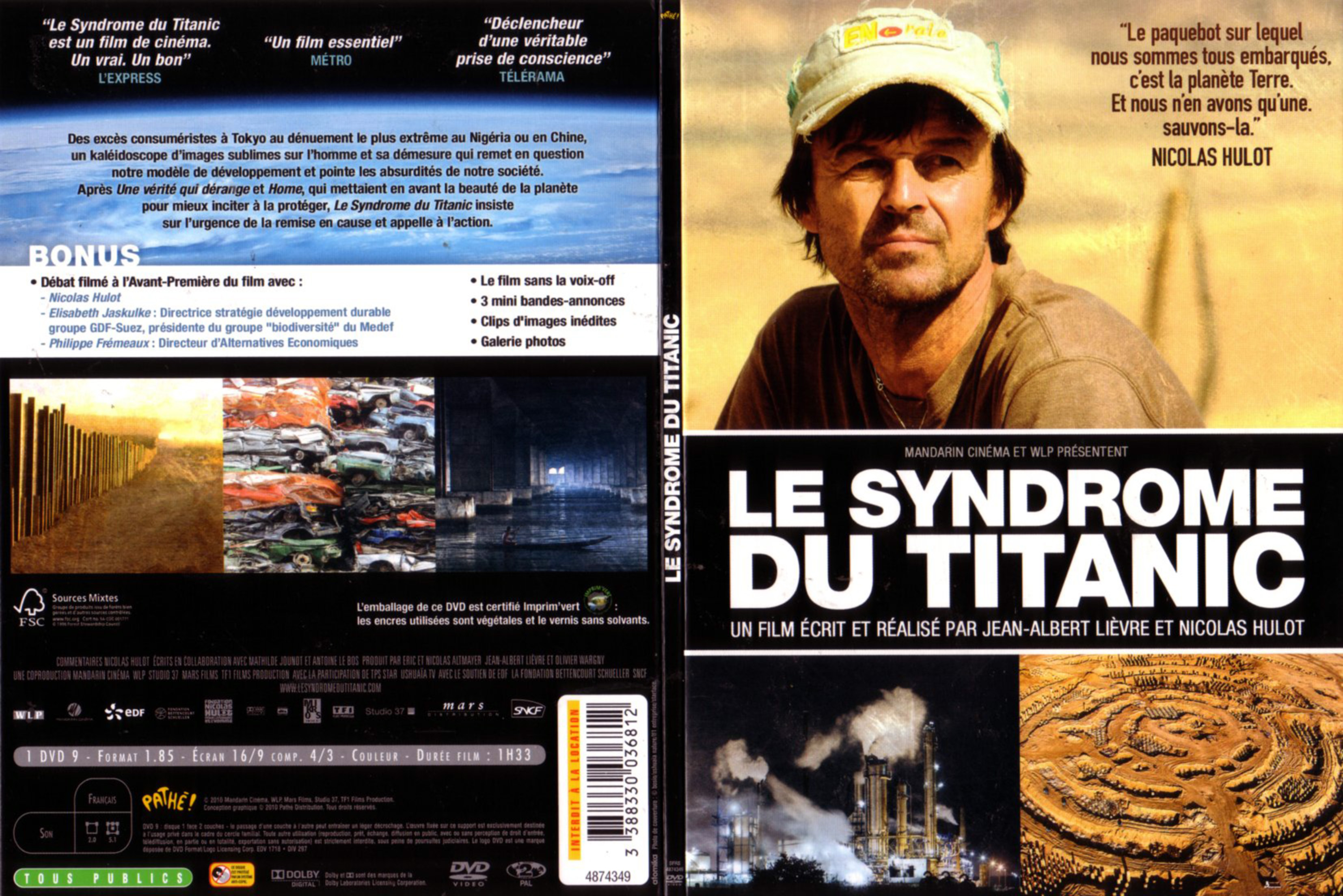 Jaquette DVD Le syndrome du titanic