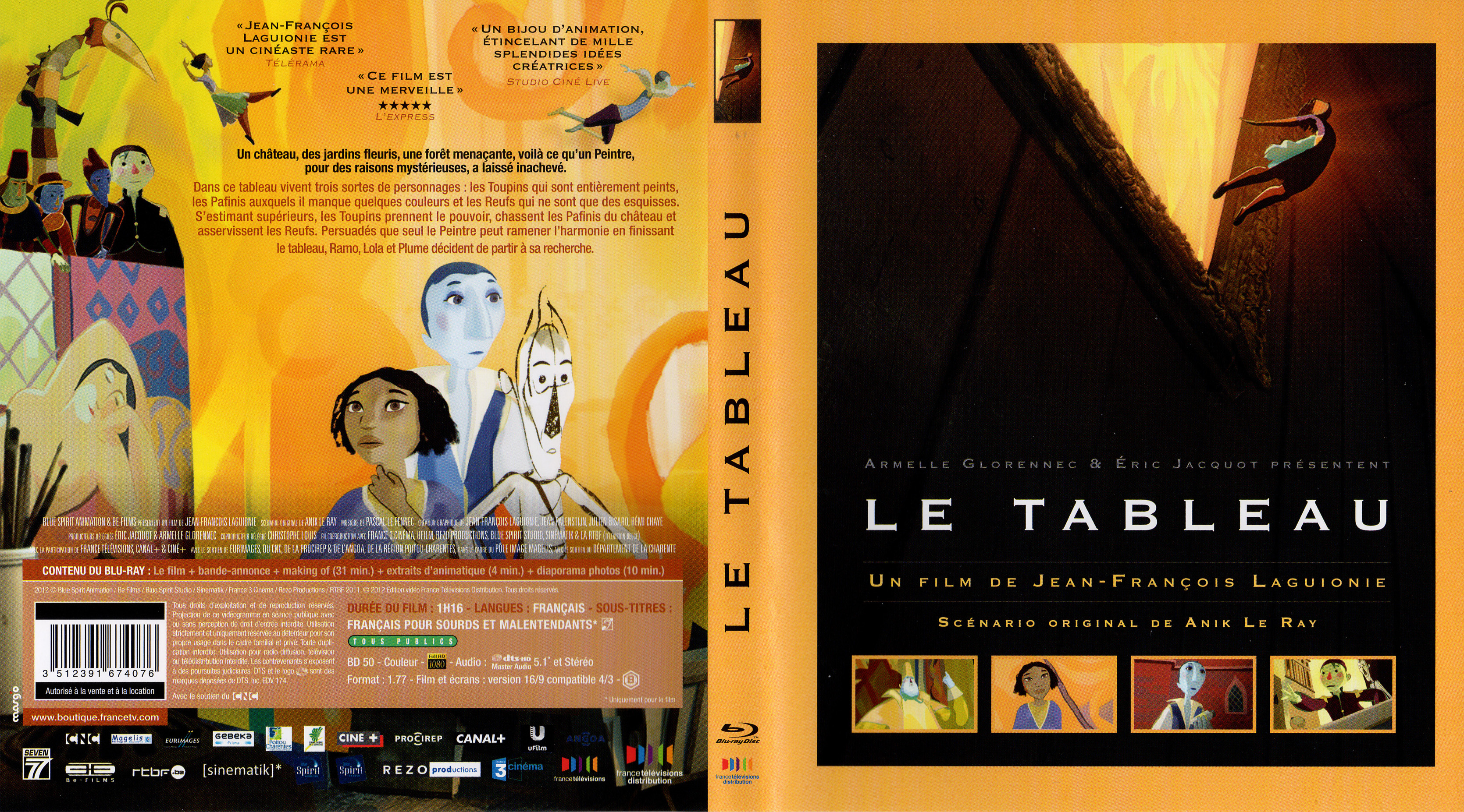 Jaquette DVD Le tableau (BLU-RAY)