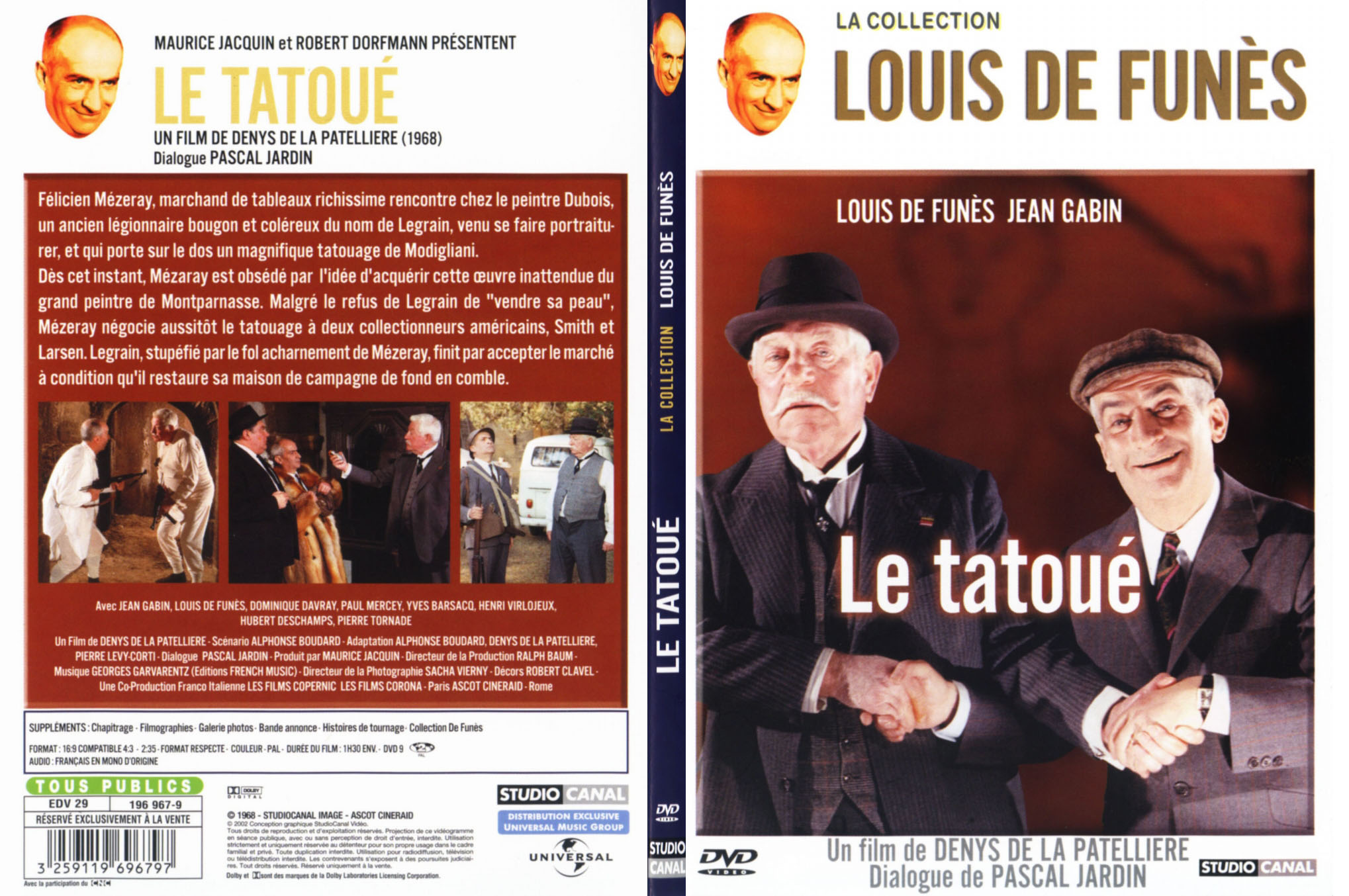 Jaquette DVD Le tatou - SLIM