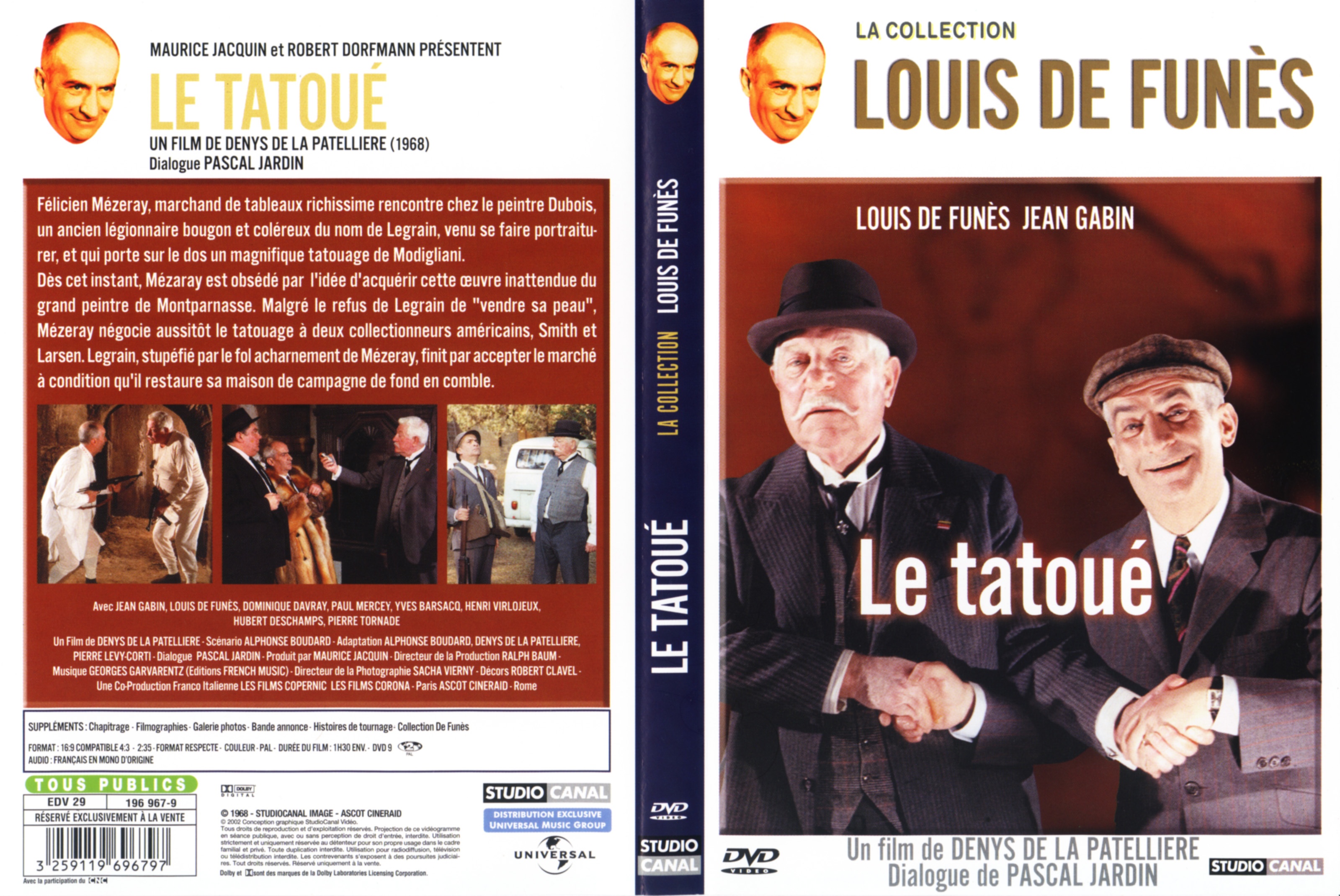 Jaquette DVD Le tatou v2
