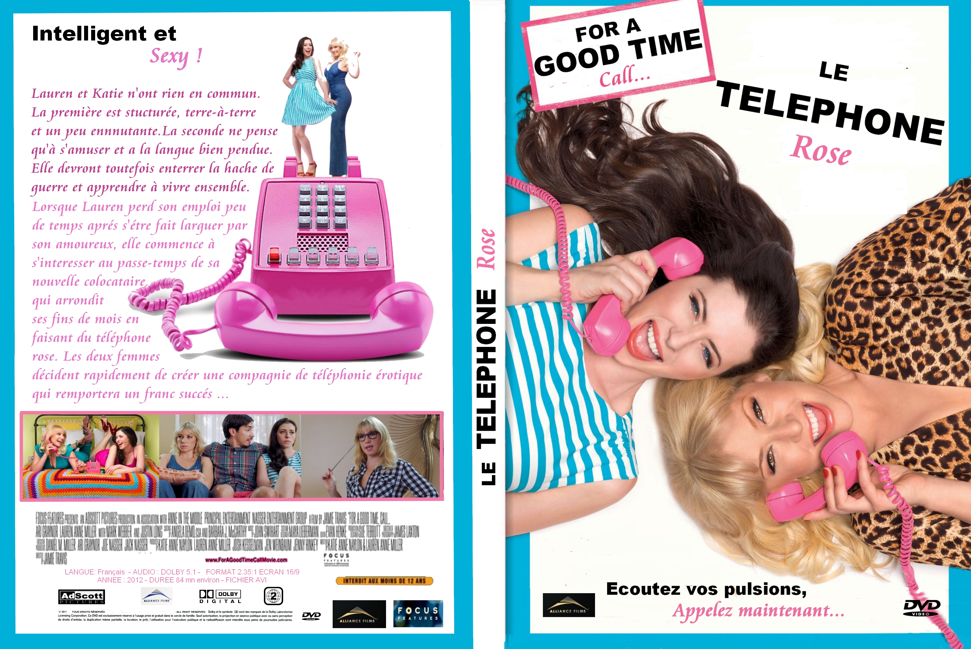Jaquette DVD Le telephone rose (2012) custom