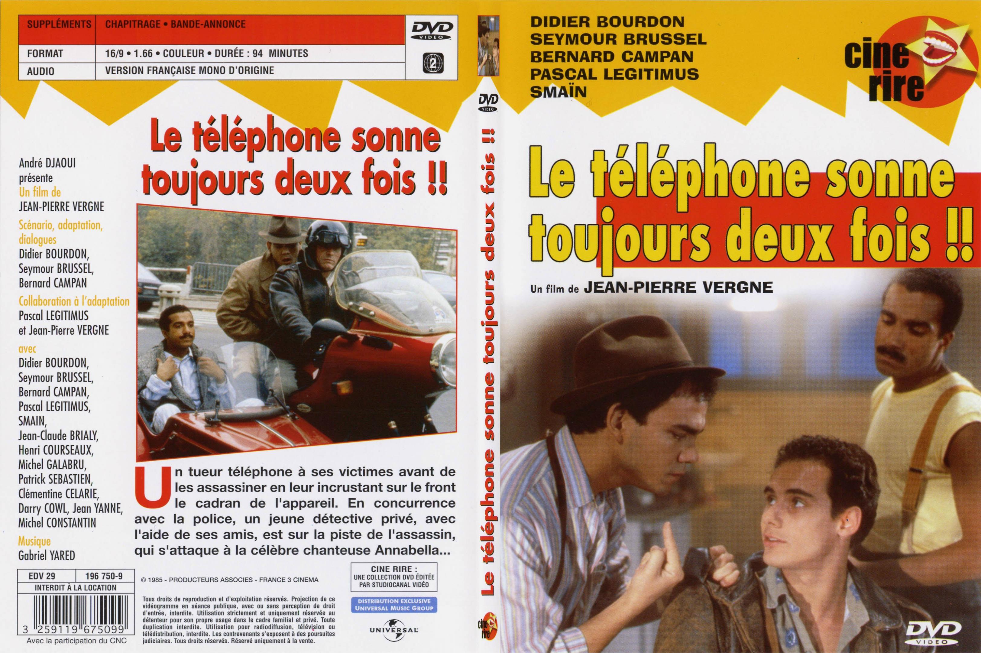 Jaquette DVD Le telephone sonne toujours deux fois - SLIM