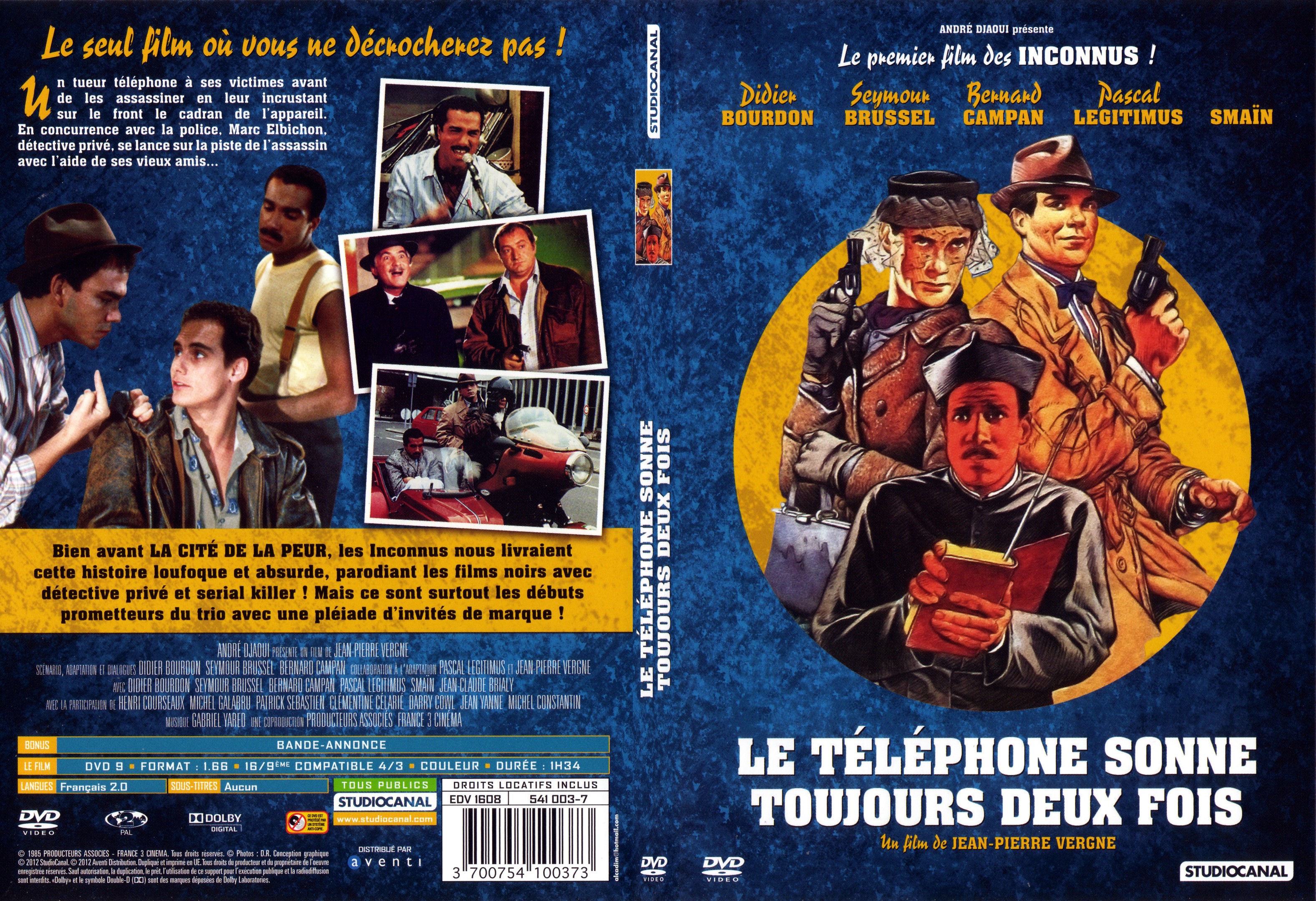 Jaquette DVD Le tlphone sonne toujours deux fois - SLIM v2