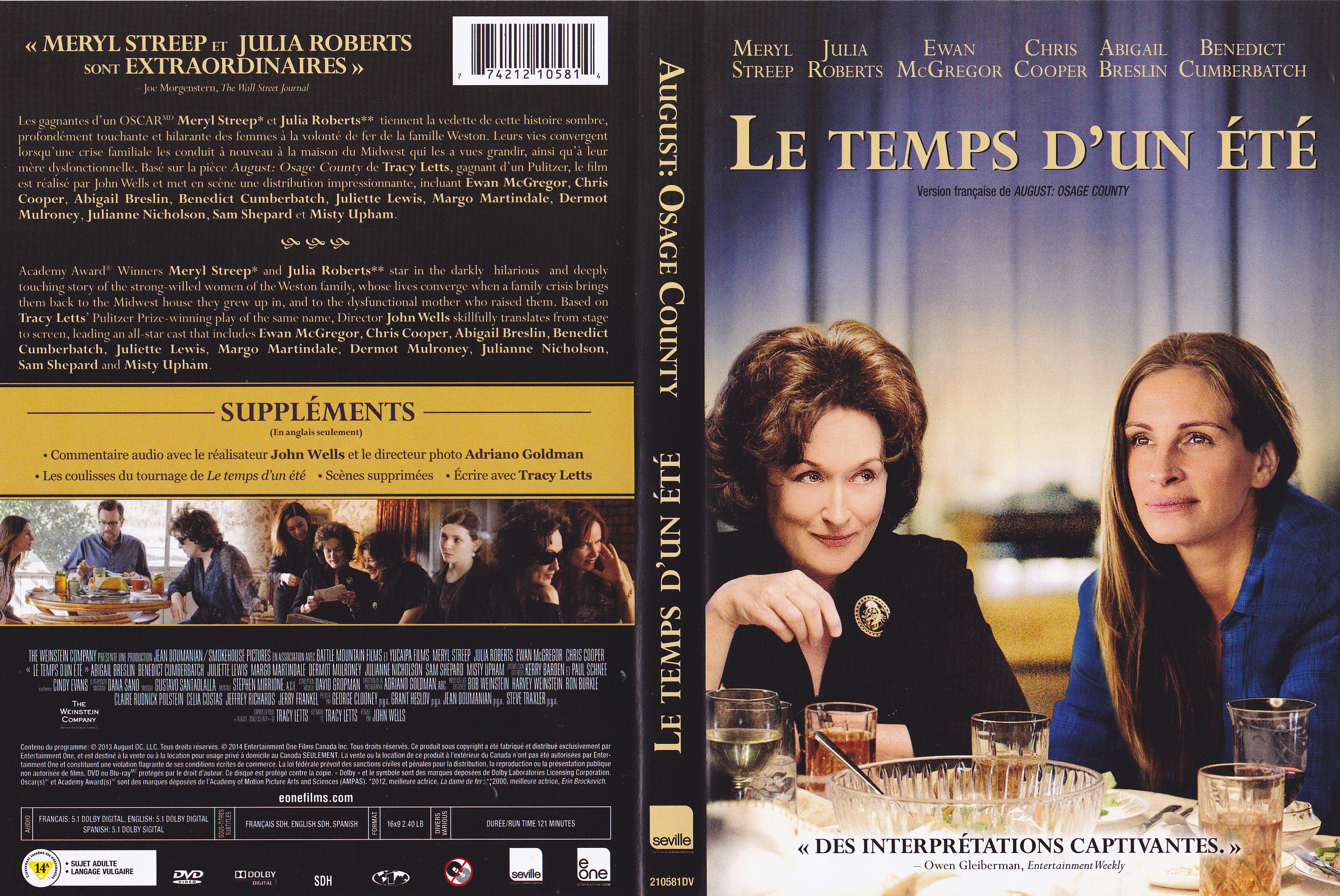 Jaquette DVD Le temps d