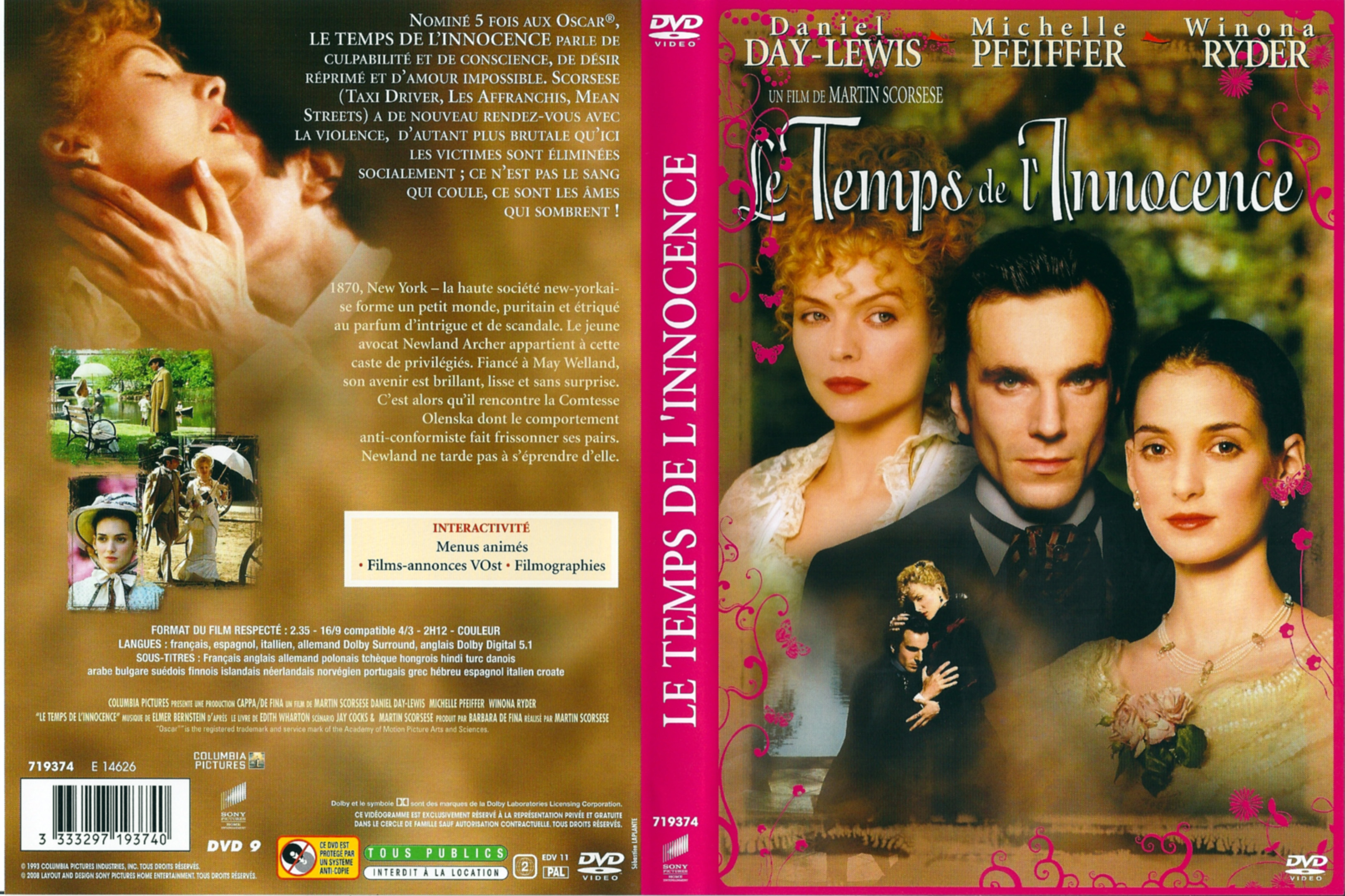 Jaquette DVD Le temps de l