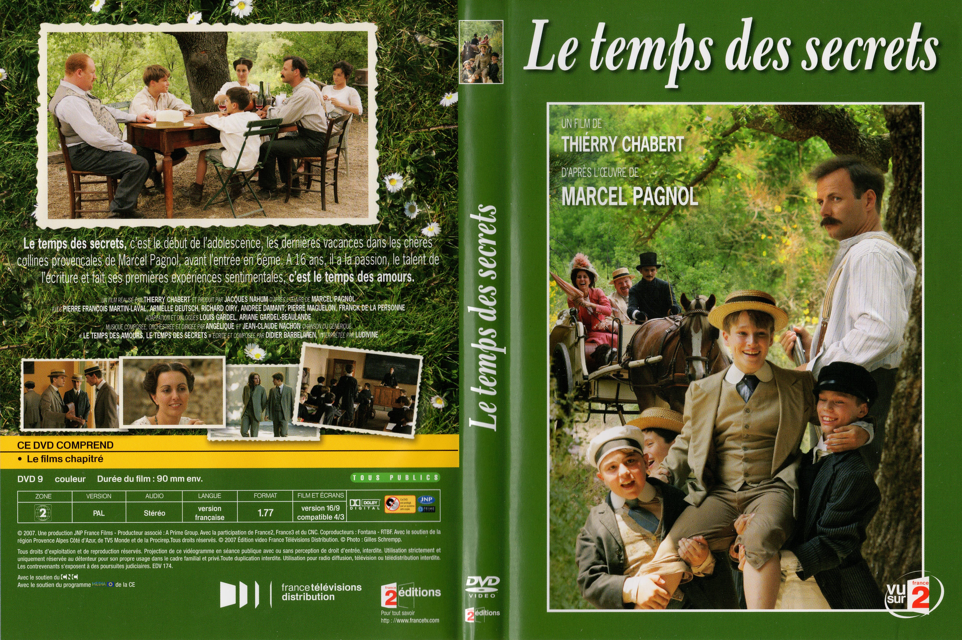 Jaquette DVD de Le temps des secrets - Cinéma Passion