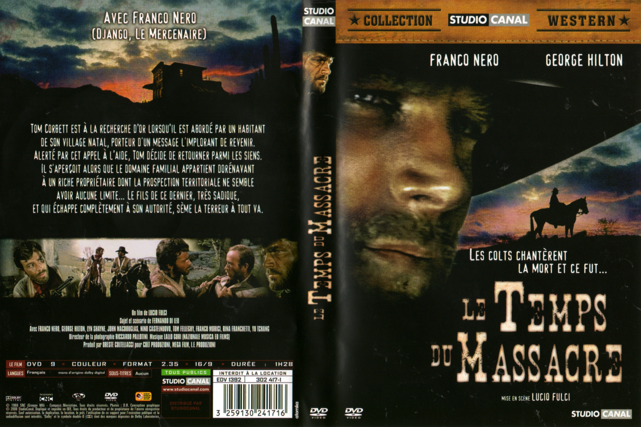 Jaquette DVD Le temps du massacre