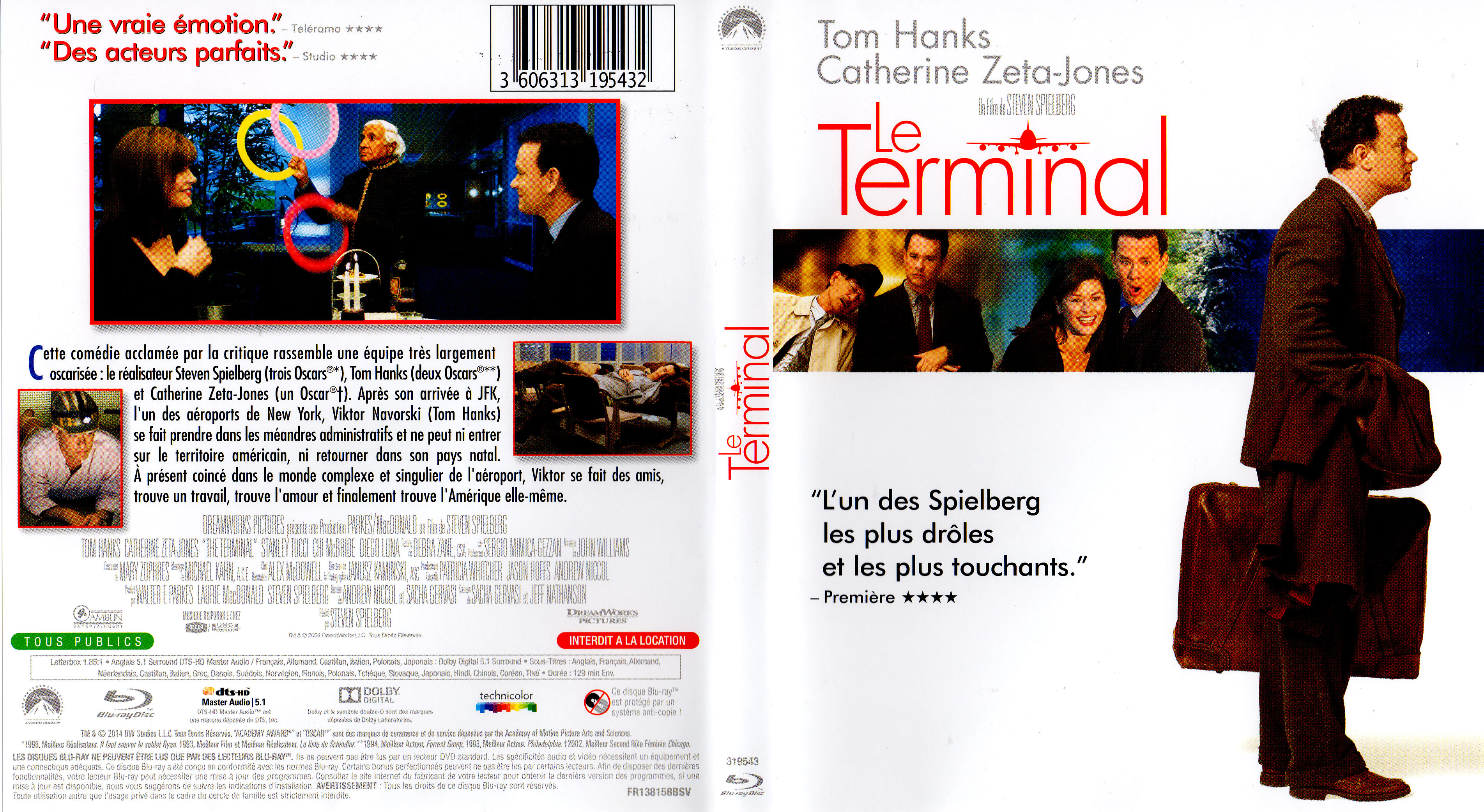 Jaquette DVD Le terminal (BLU-RAY)