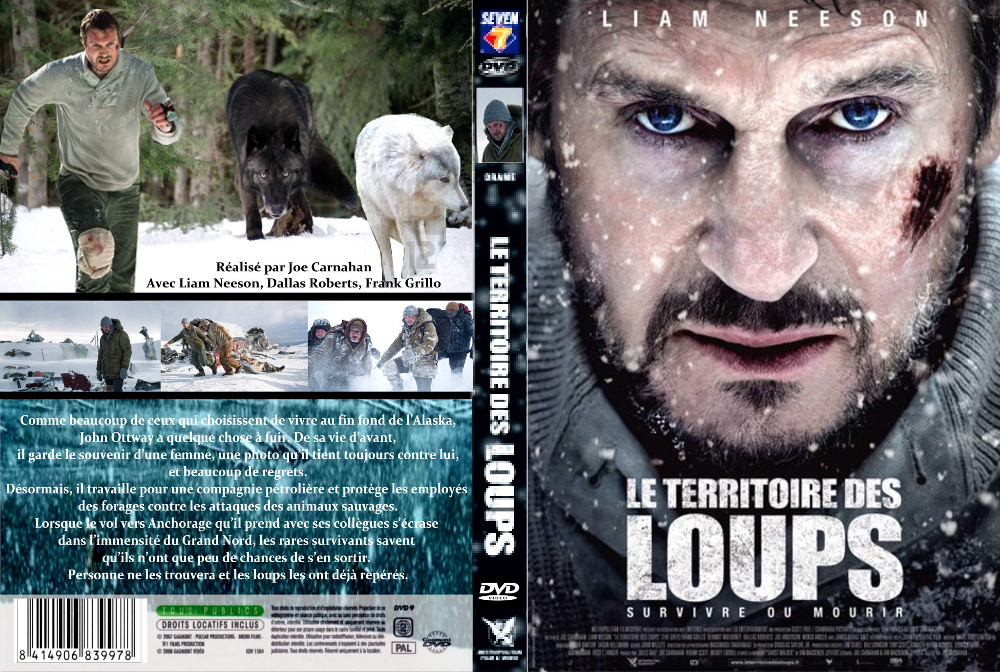 Jaquette DVD Le territoire des loups custom