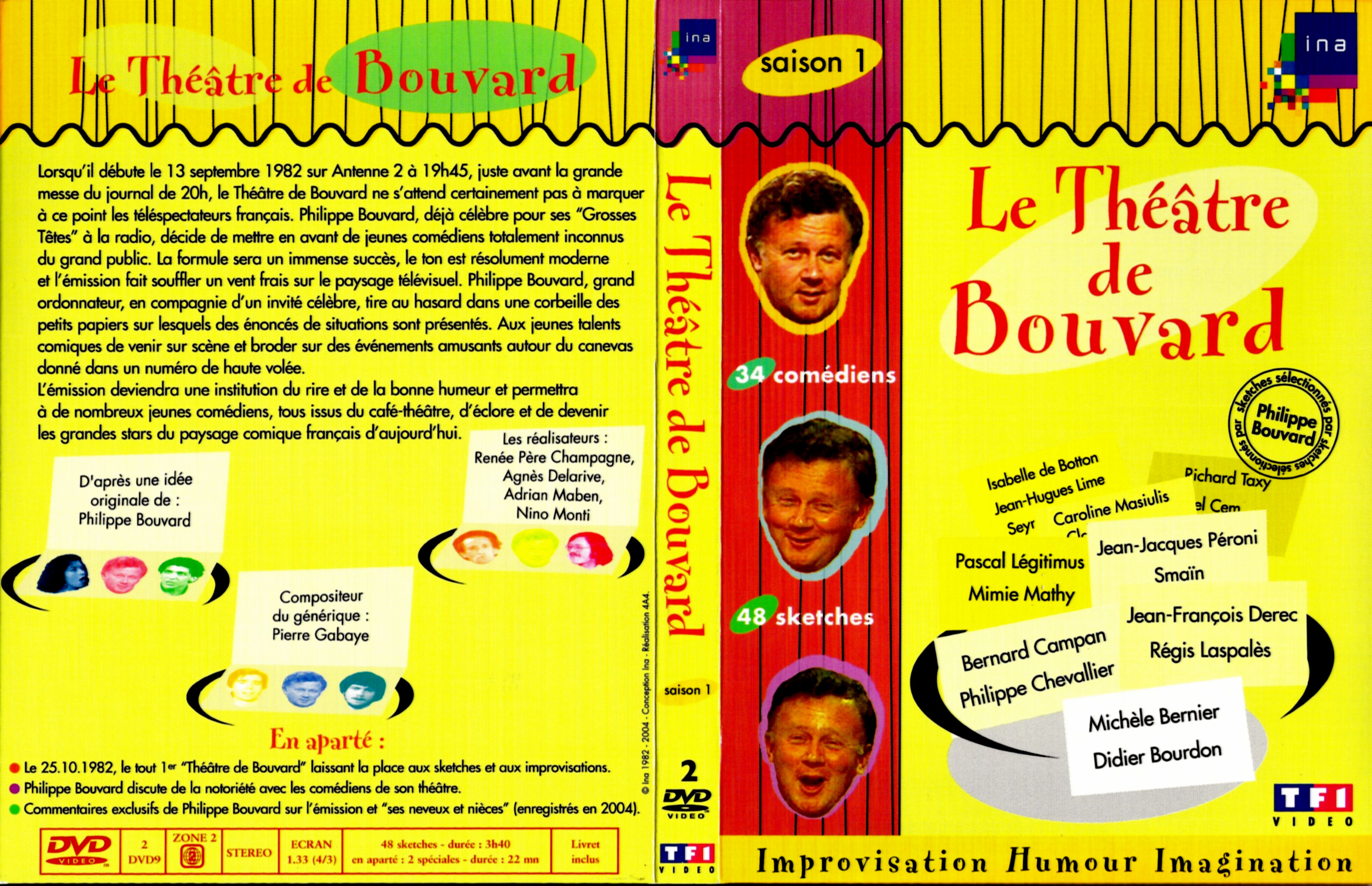 Jaquette DVD Le thatre de Bouvard saison 1