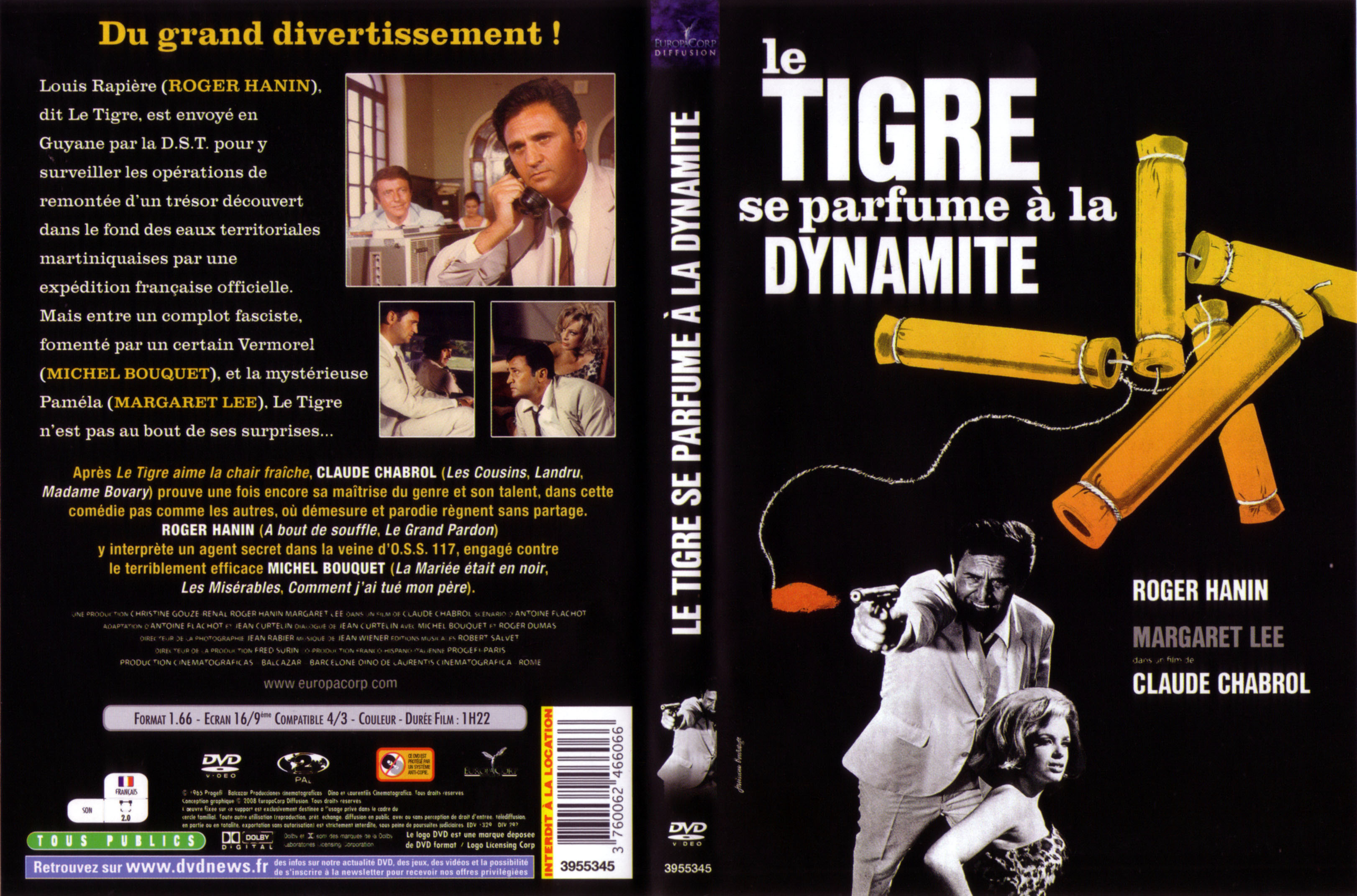 Jaquette DVD Le tigre se parfume  la dynamite v2