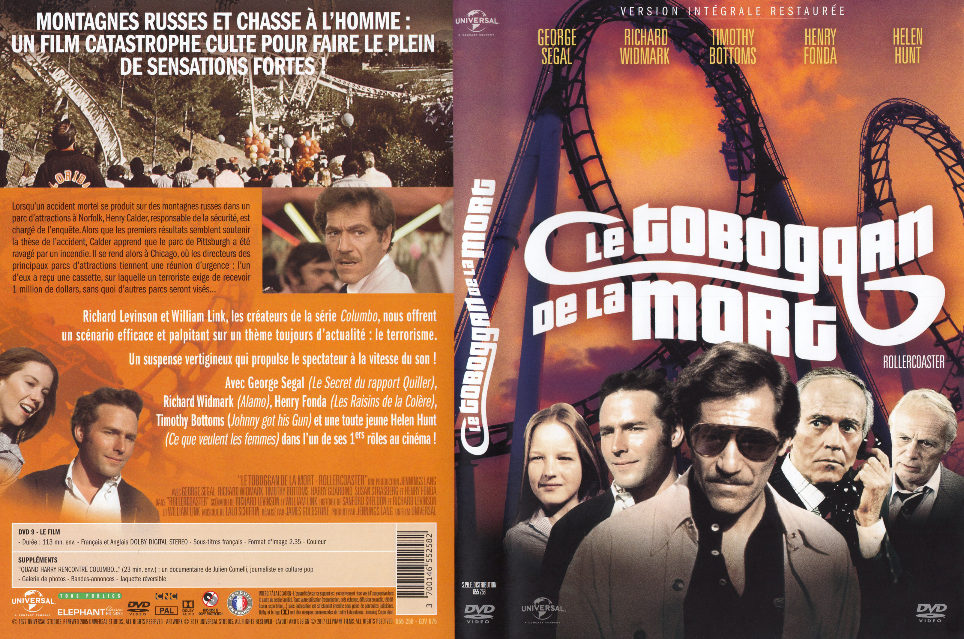 Jaquette DVD Le toboggan de la mort