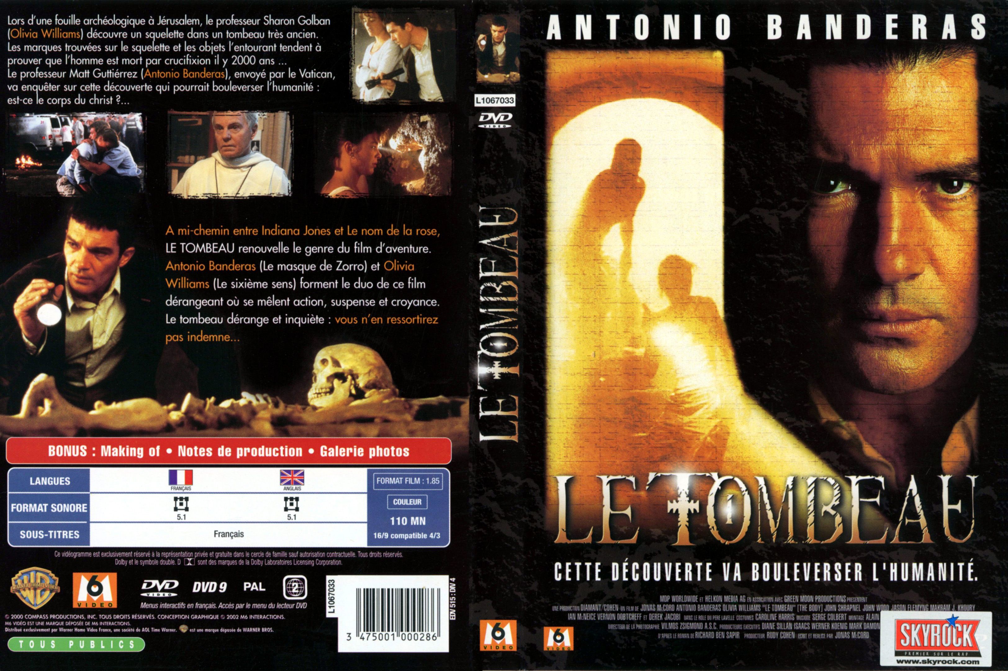 Jaquette DVD Le tombeau