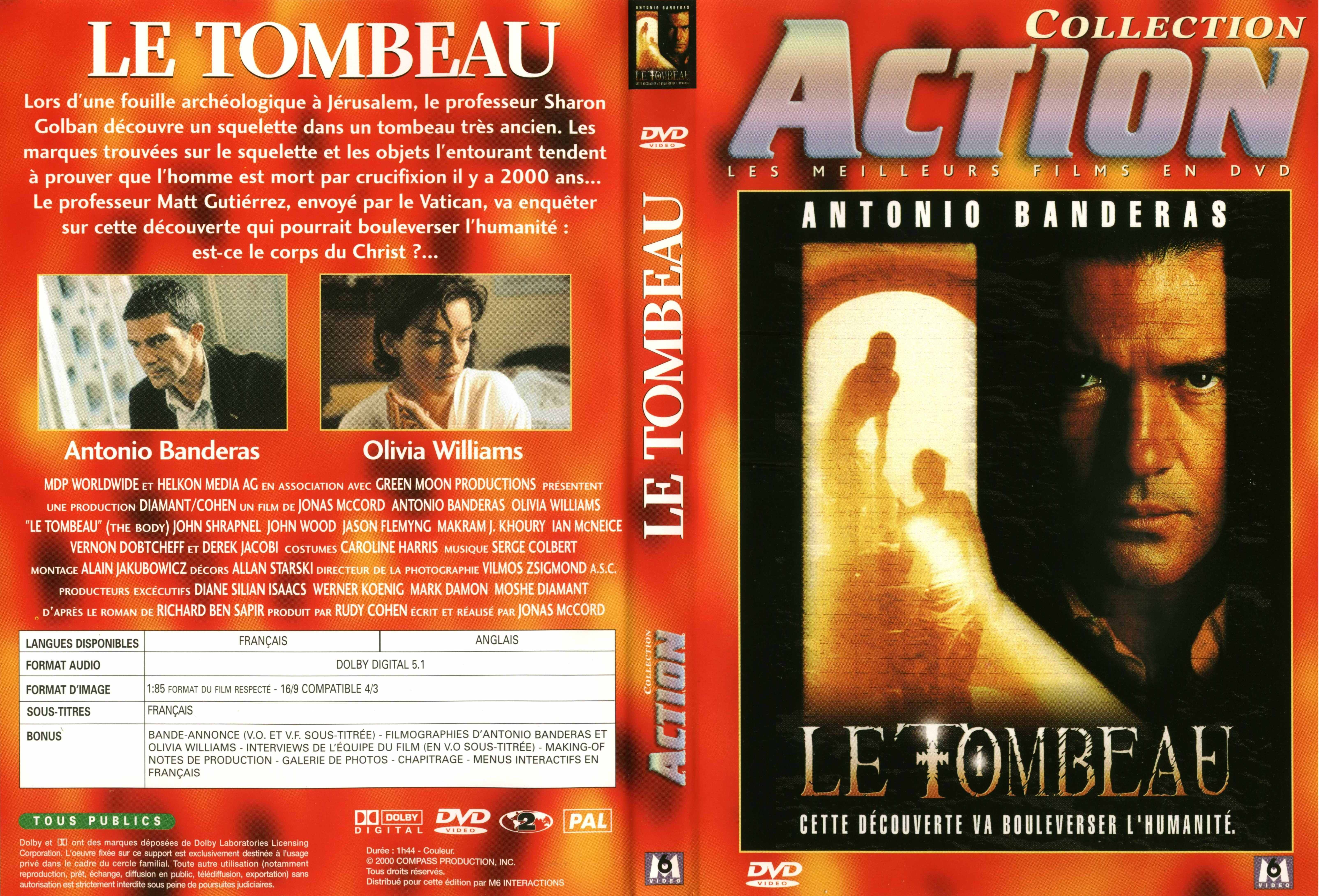 Jaquette DVD Le tombeau v3
