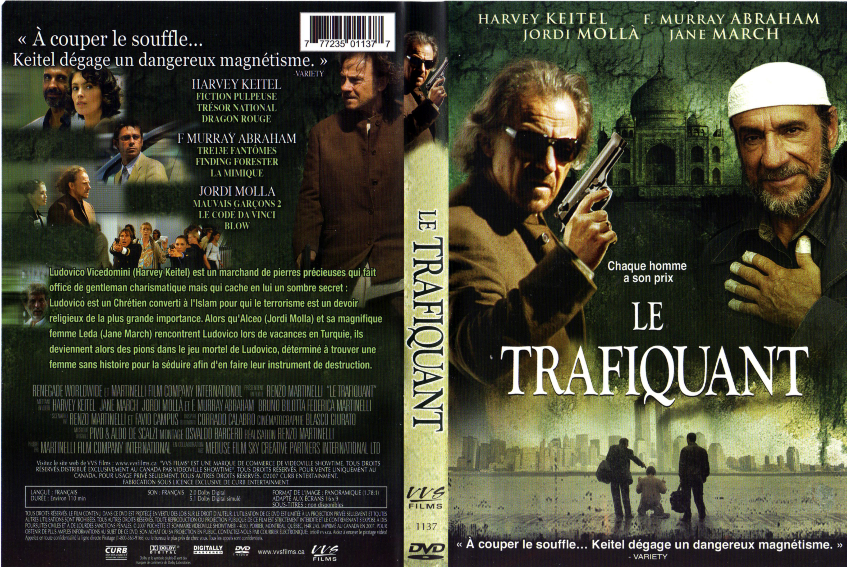 Jaquette DVD Le trafiquant