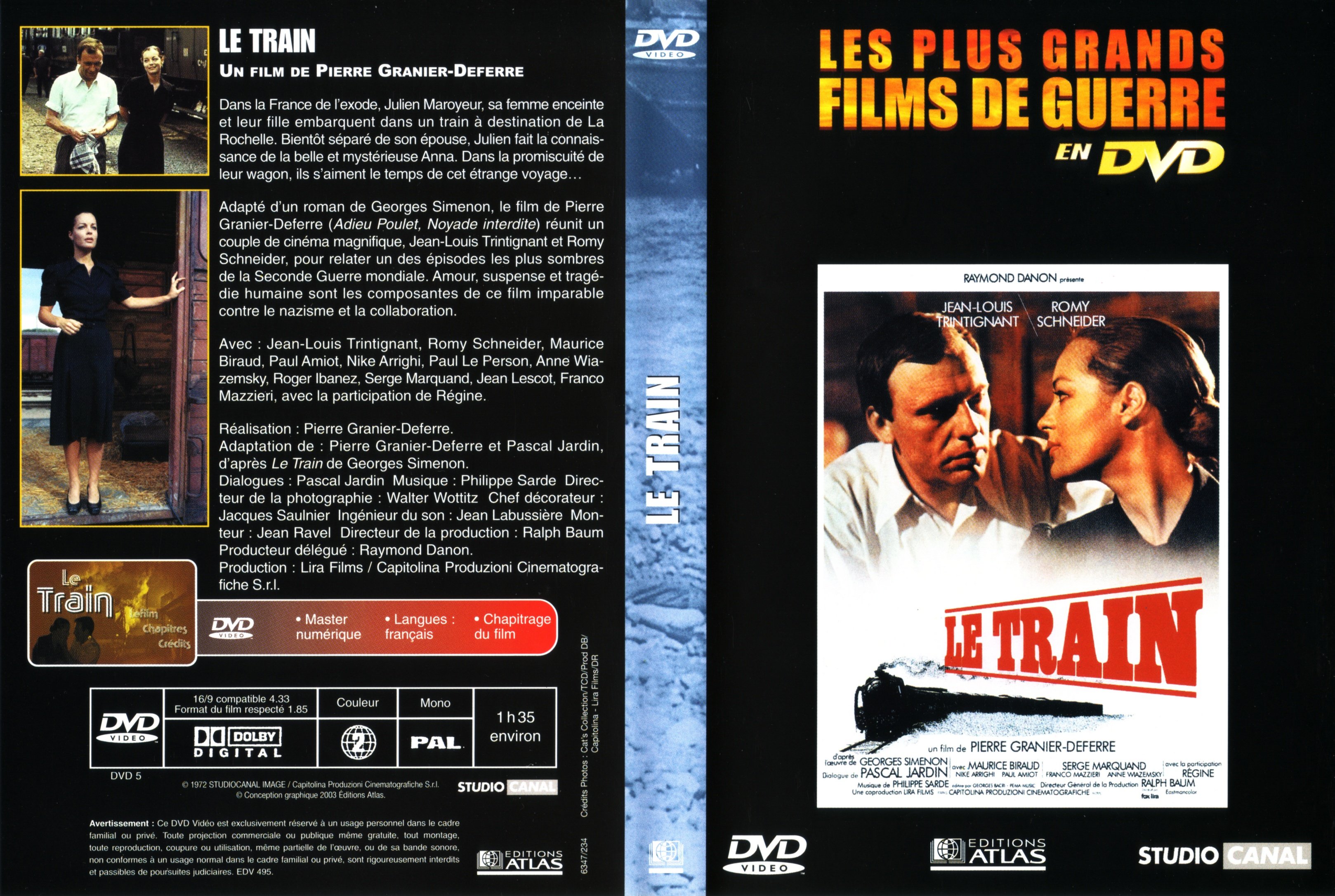 Jaquette DVD Le train (Romy Schneider)
