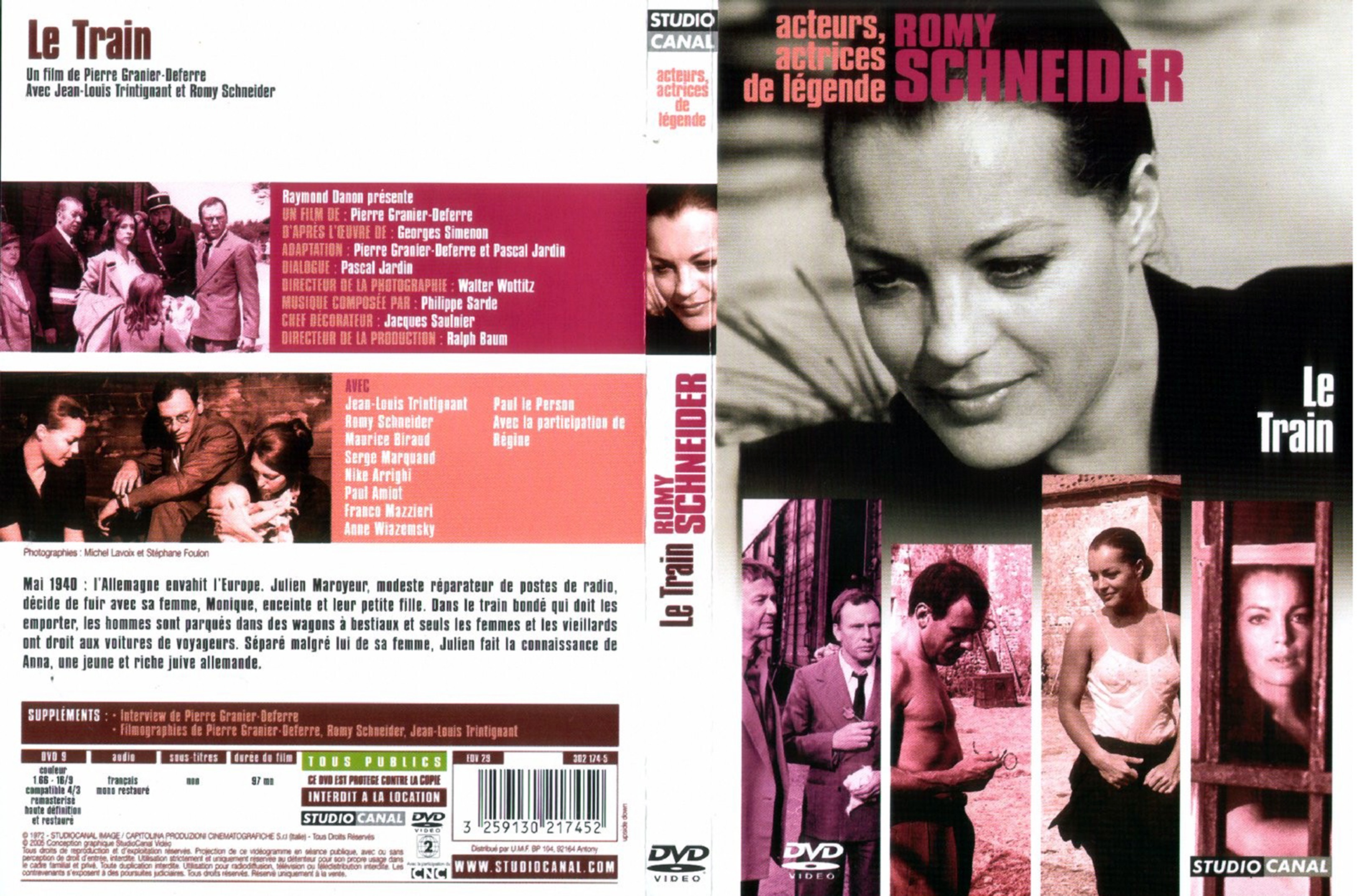 Jaquette DVD Le train (Romy Schneider) v2