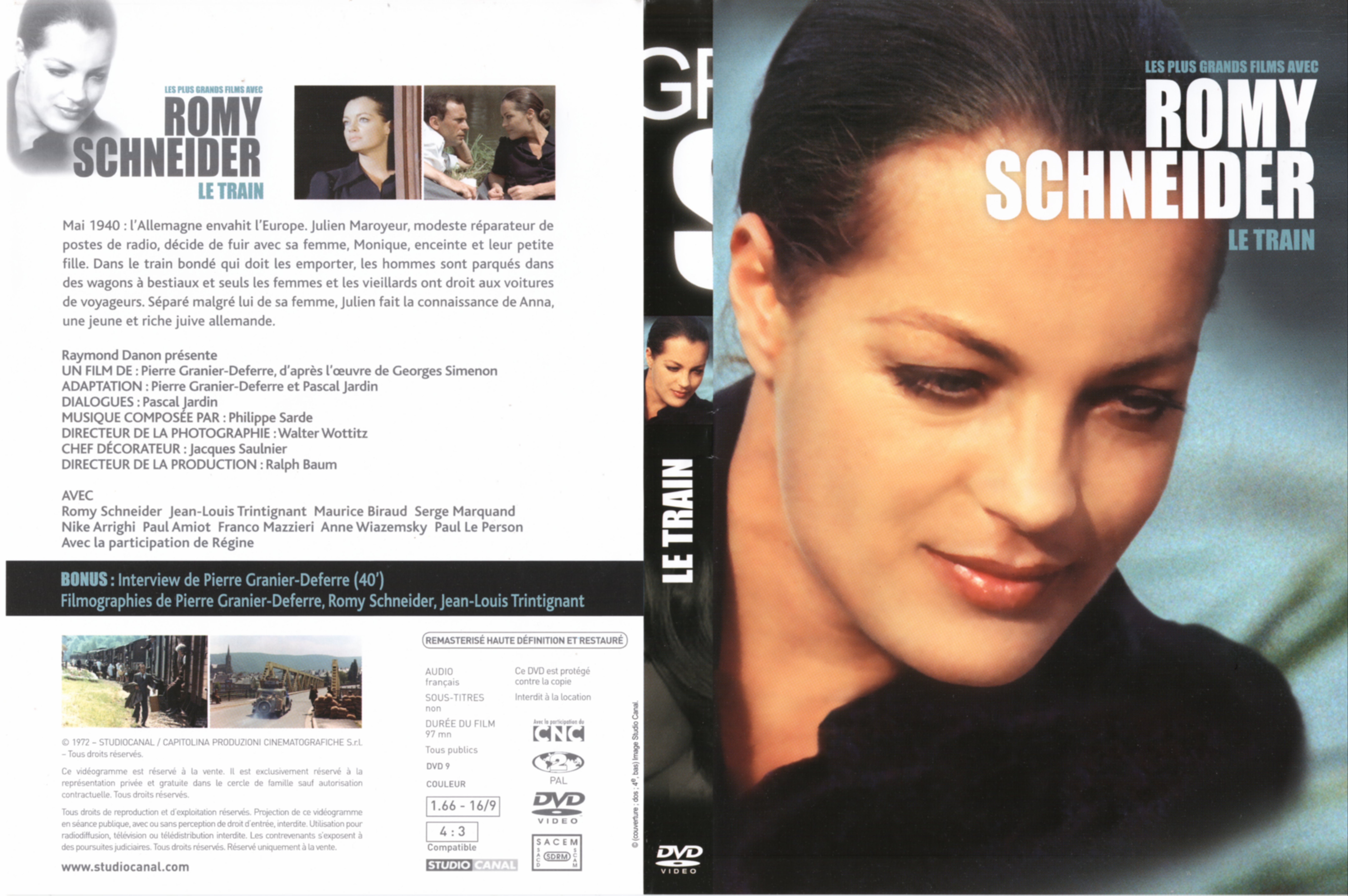 Jaquette DVD Le train (Romy Schneider) v3