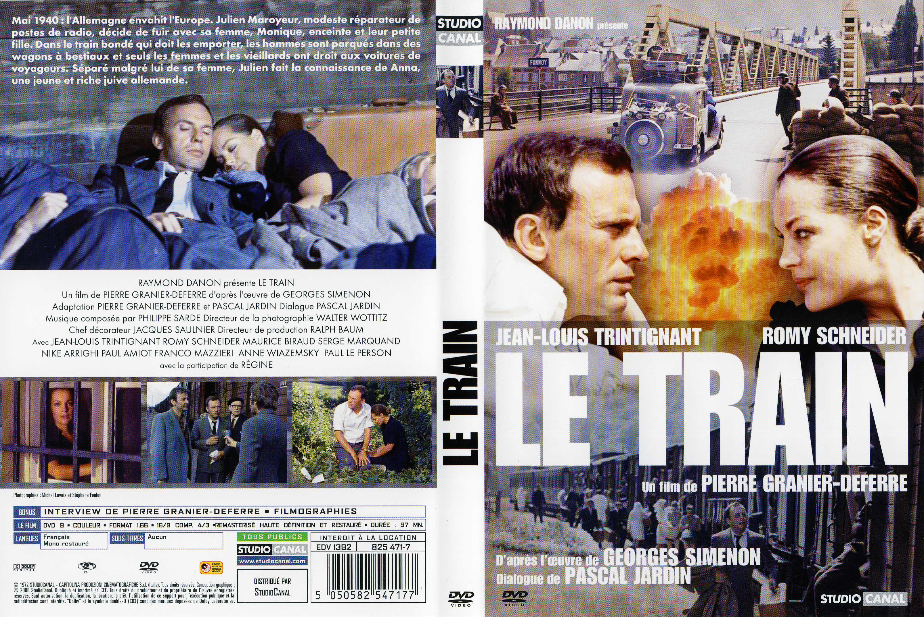 Jaquette DVD Le train (Romy Schneider) v4