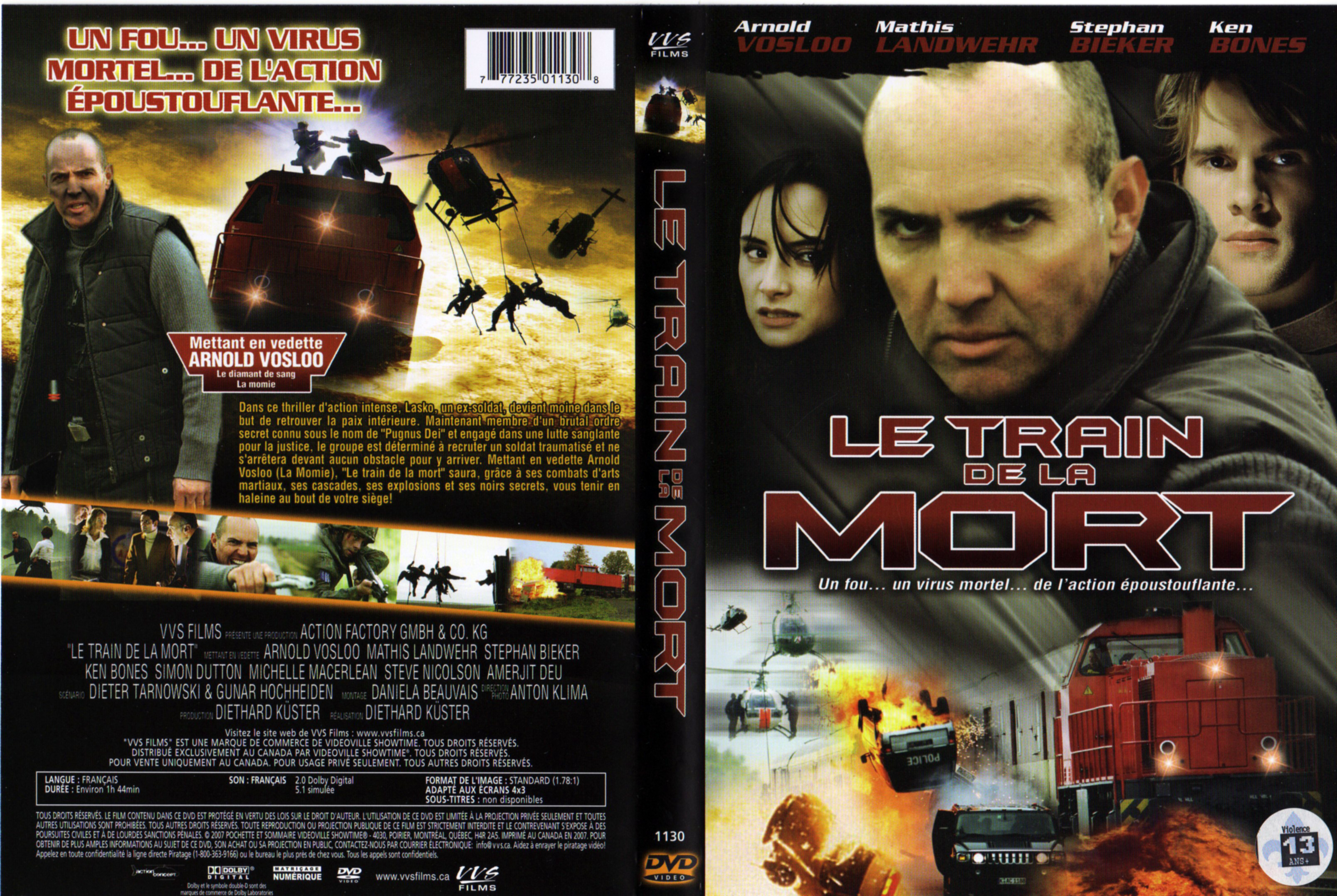 Jaquette DVD Le train de la mort