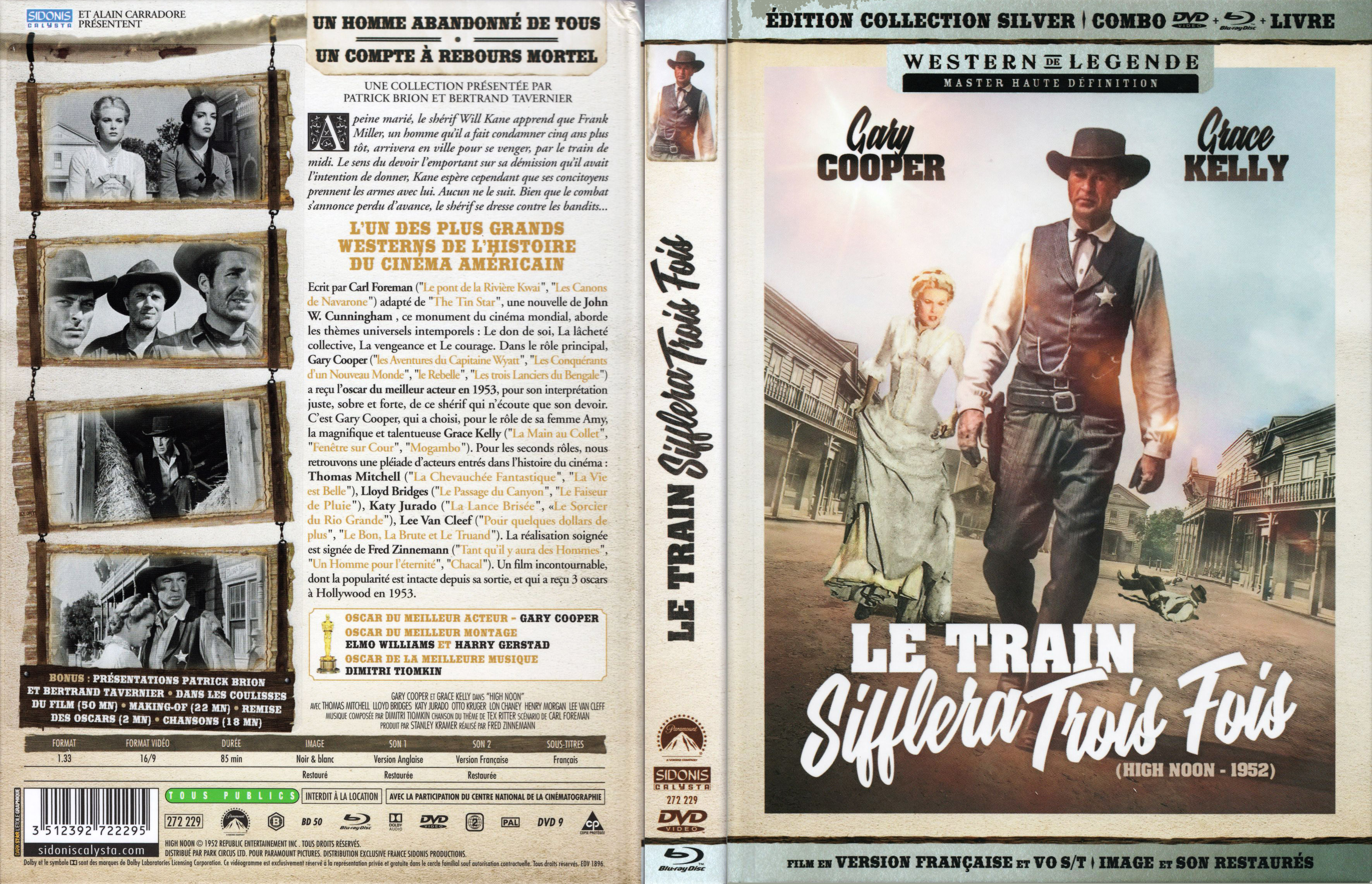 Jaquette DVD Le train sifflera trois fois (BLU-RAY)