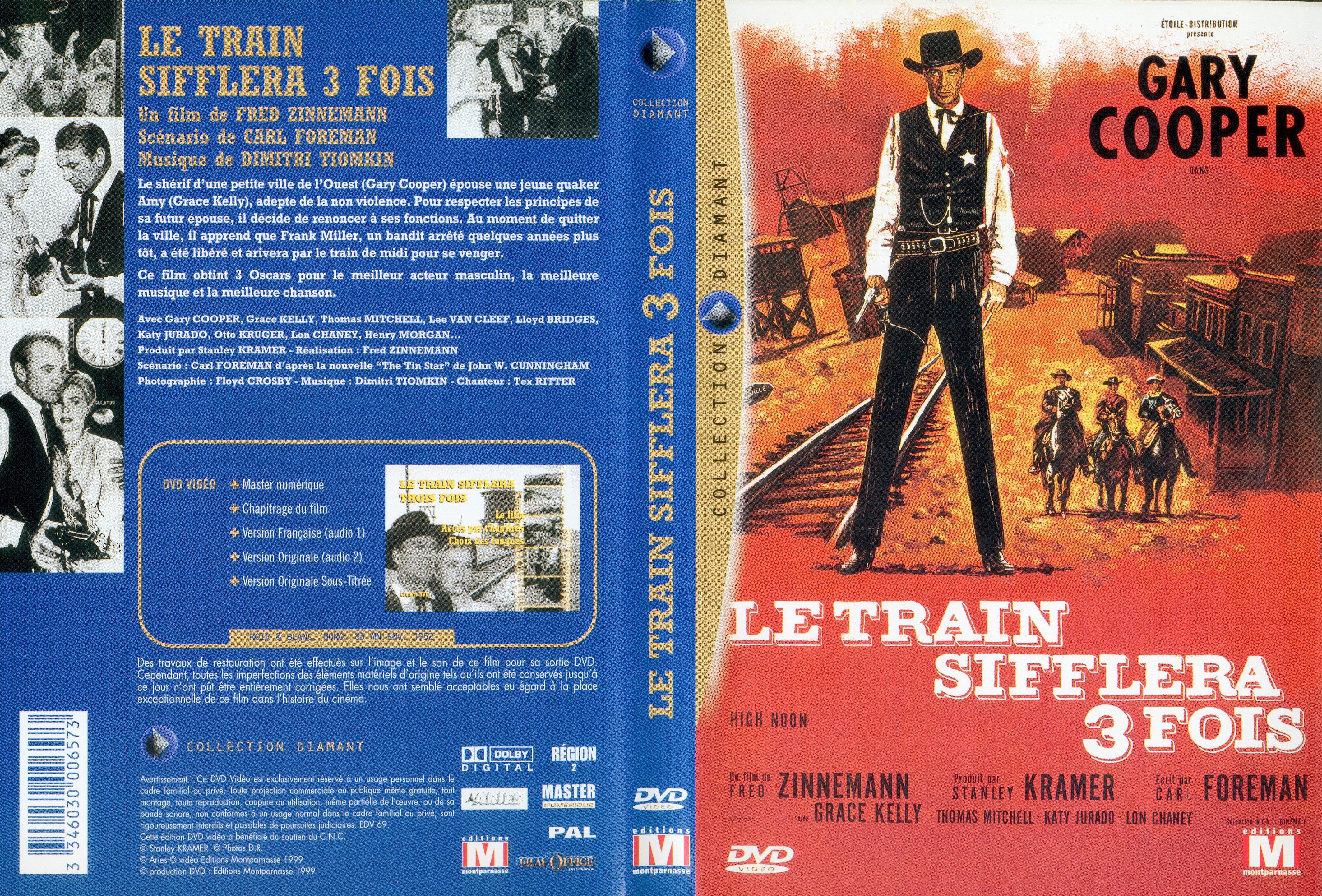 Jaquette DVD Le train sifflera trois fois v2